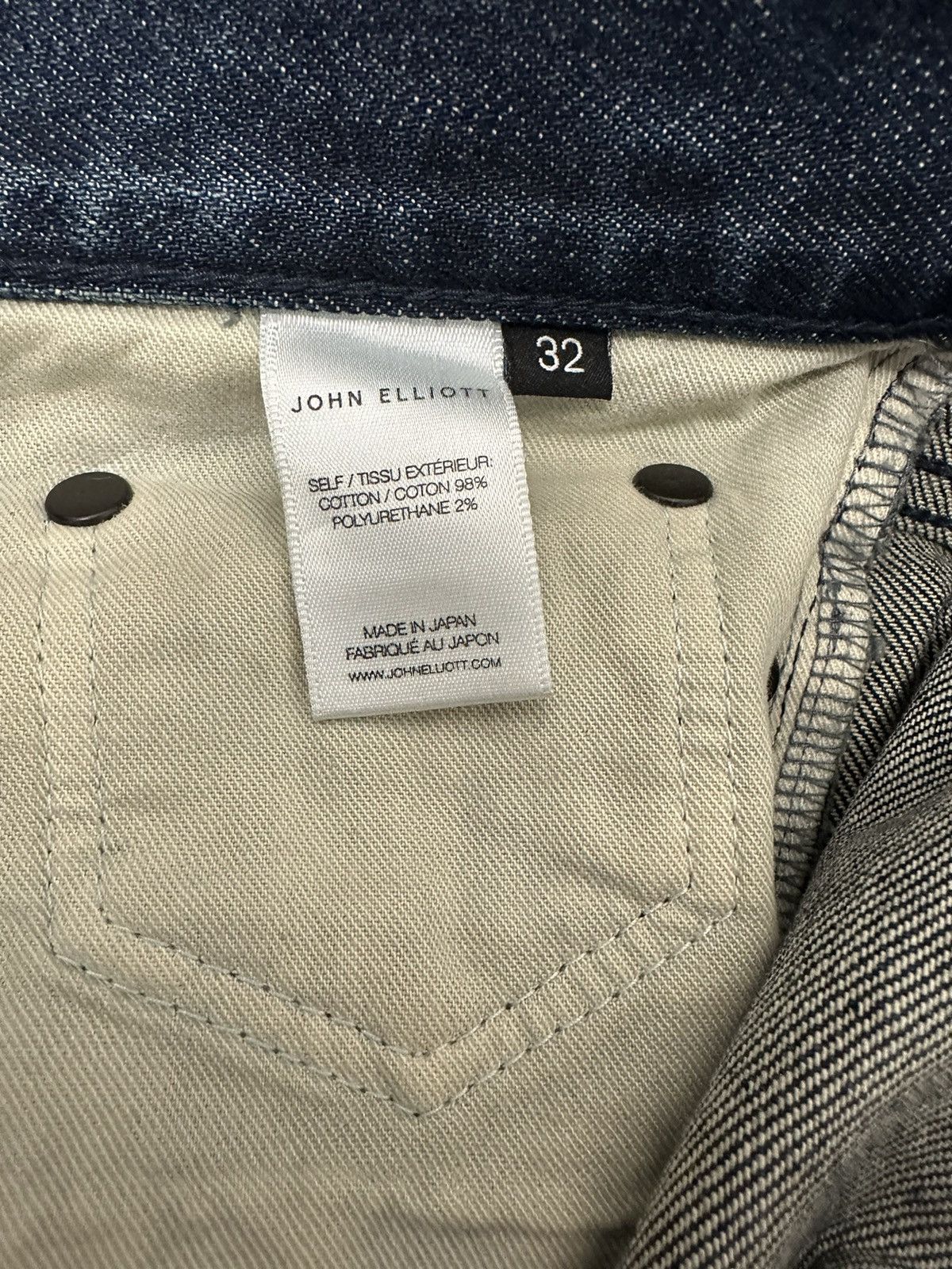 John Elliott John Elliott The Cast 2 Nimbus Denim Jeans Size US 32 / EU 48 - 4 Thumbnail