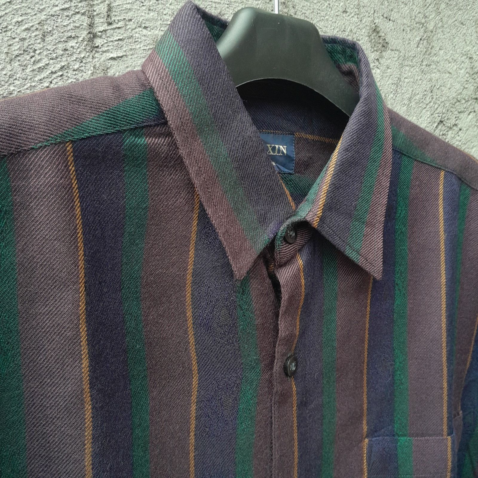 Vintage Relaxin Vintage 90s Striped Long Sleeve Shirt Size L Size US L / EU 52-54 / 3 - 2 Thumbnail