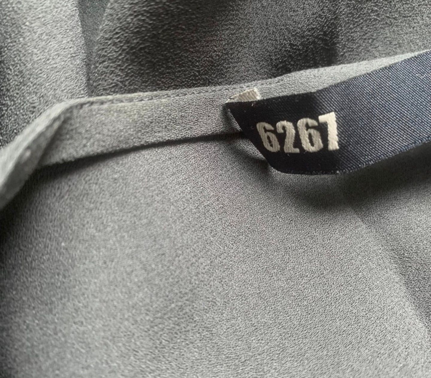 Other Aquilano Rimondi- Charcoal Grey Pure Silk Shirt 62–67 it 46 Size M / US 6-8 / IT 42-44 - 8 Thumbnail