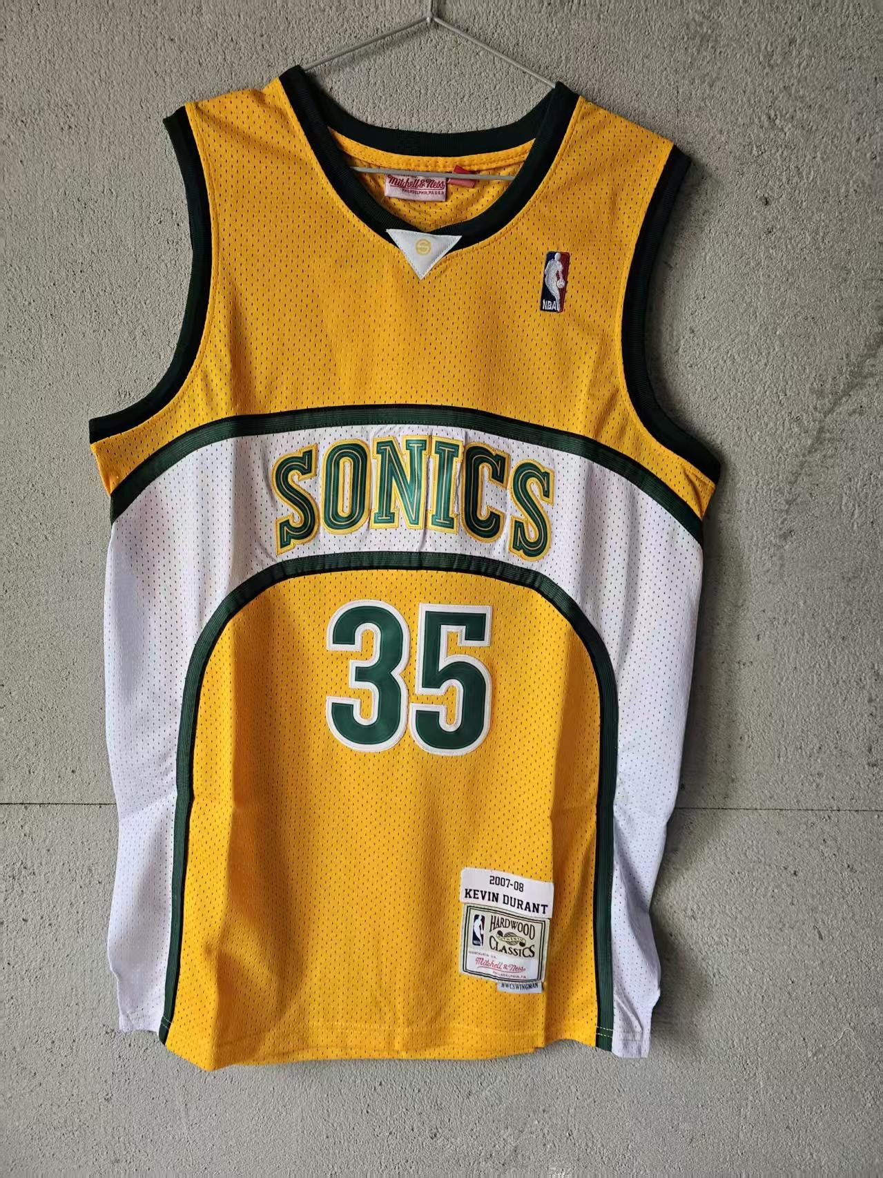 NBA Seattle Supersonics #35 Kevin Durant Jersey Size US S / EU 44-46 / 1 - 2 Thumbnail