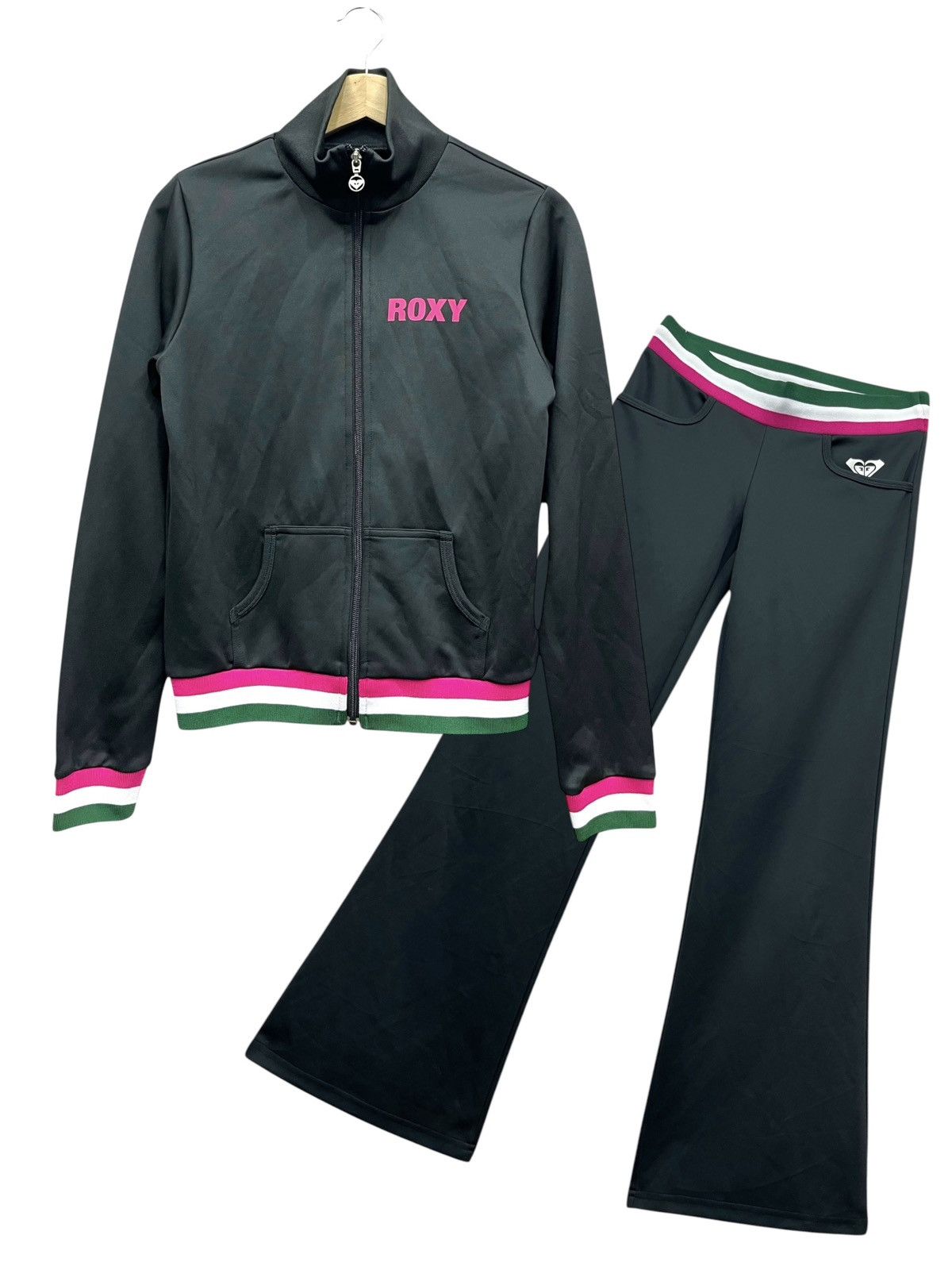 Quiksilver 🔥Vintage ROXY Training Set Jacket & Pants Size S / US 4 / IT 40 - 1 Thumbnail
