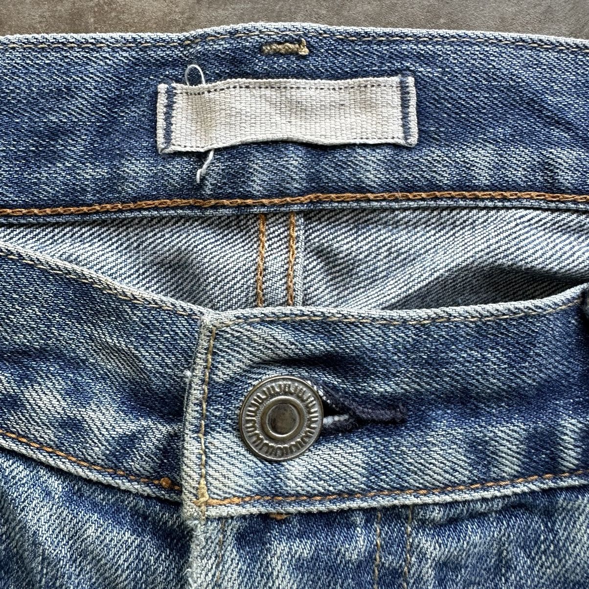 Japanese Brand Vintage Japanese Distressed Faded Denim Jean Pant W34 Size US 34 / EU 50 - 7 Thumbnail