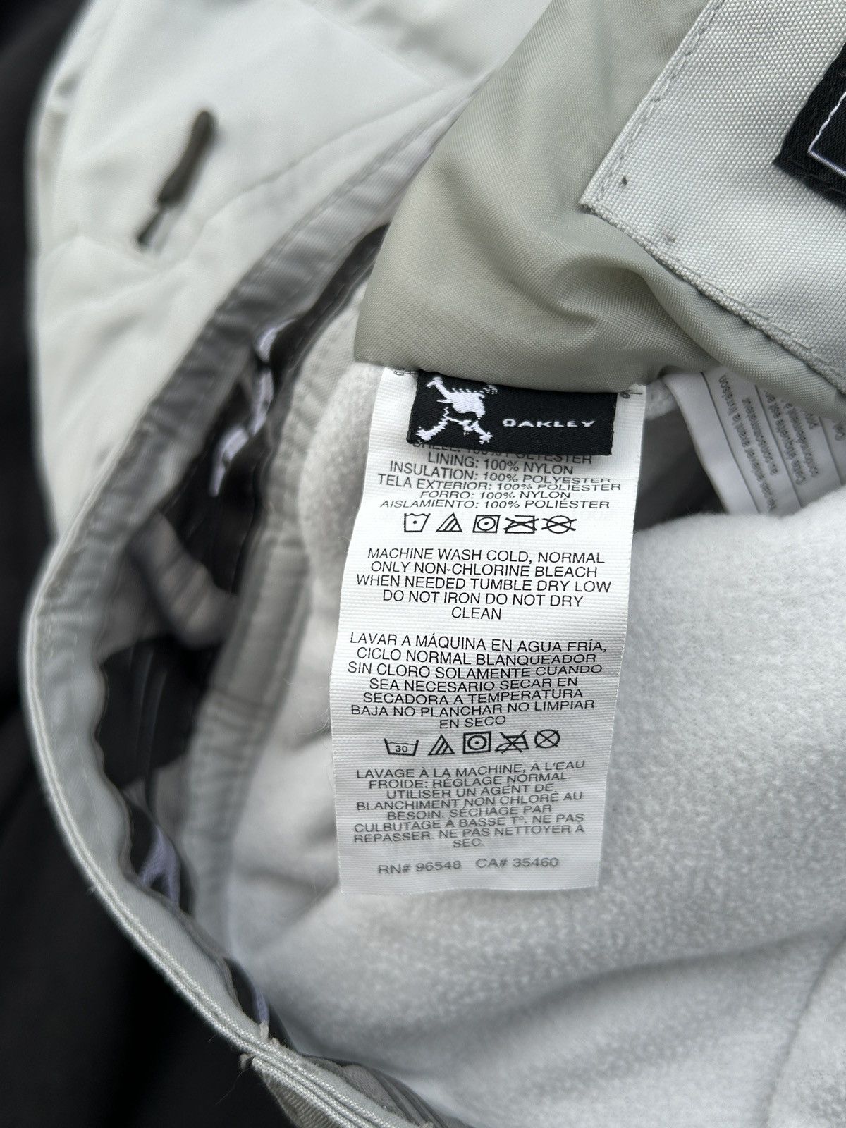 Oakley Vintage Oakley A/W11 Ski Pants Trousers In Grey Size US 30 / EU 46 - 12 Thumbnail