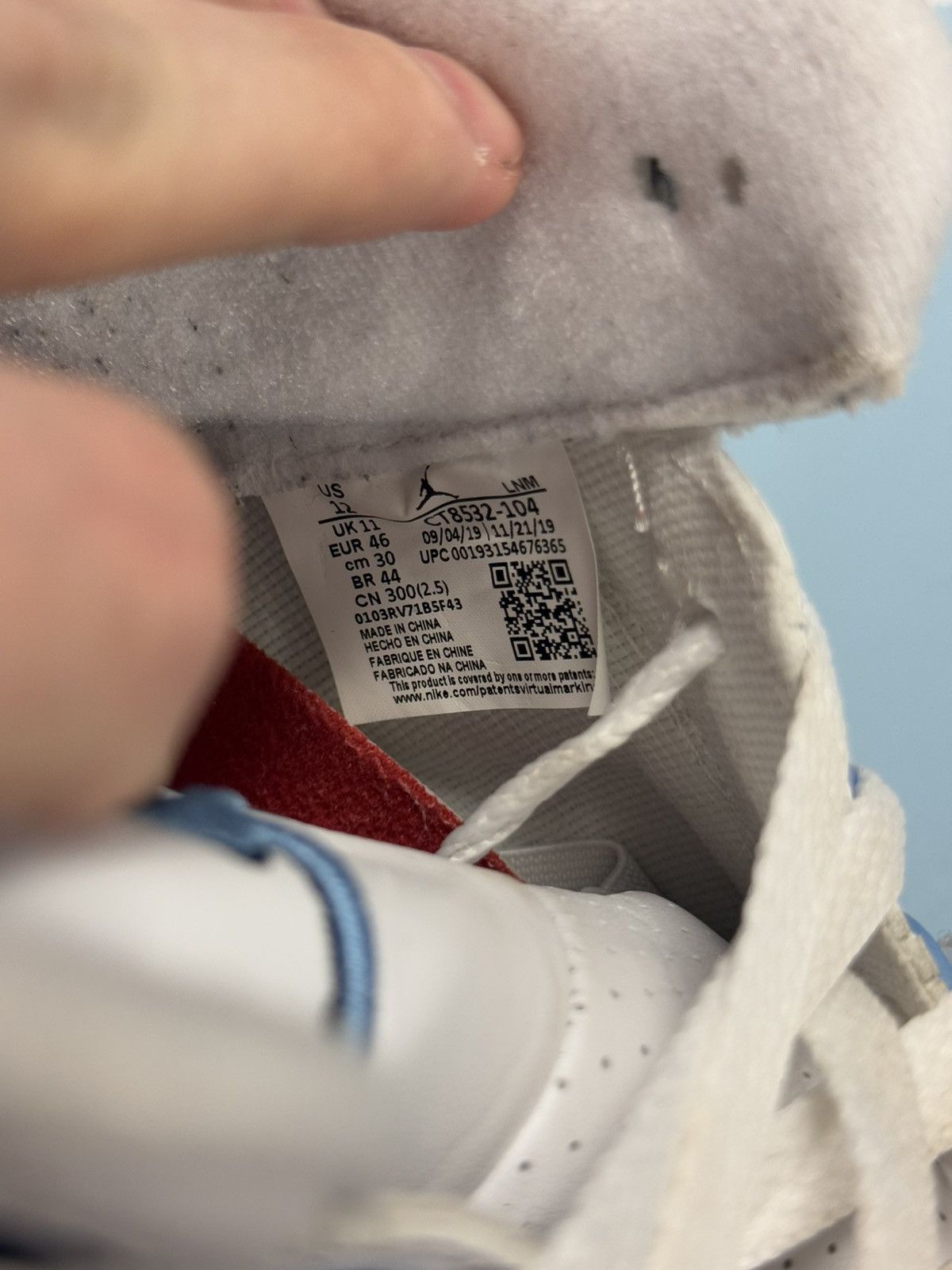 Jordan Brand Jordan 3 UNC (CT8532-104) Size 12 🧼 W/ BOX Size US 12 / EU 45 - 17 Thumbnail