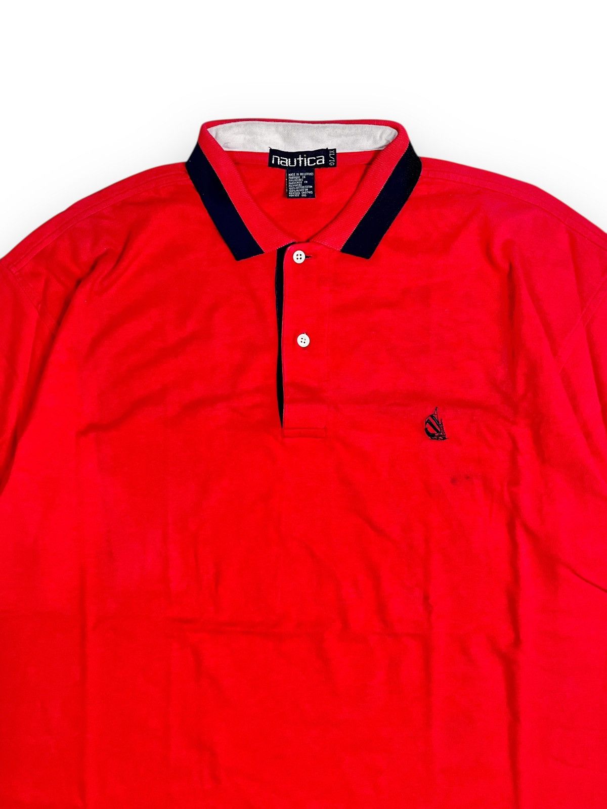 Nautica Nautica Small Logo Vintage Polo Shirt Size US XL / EU 56 / 4 - 2 Thumbnail