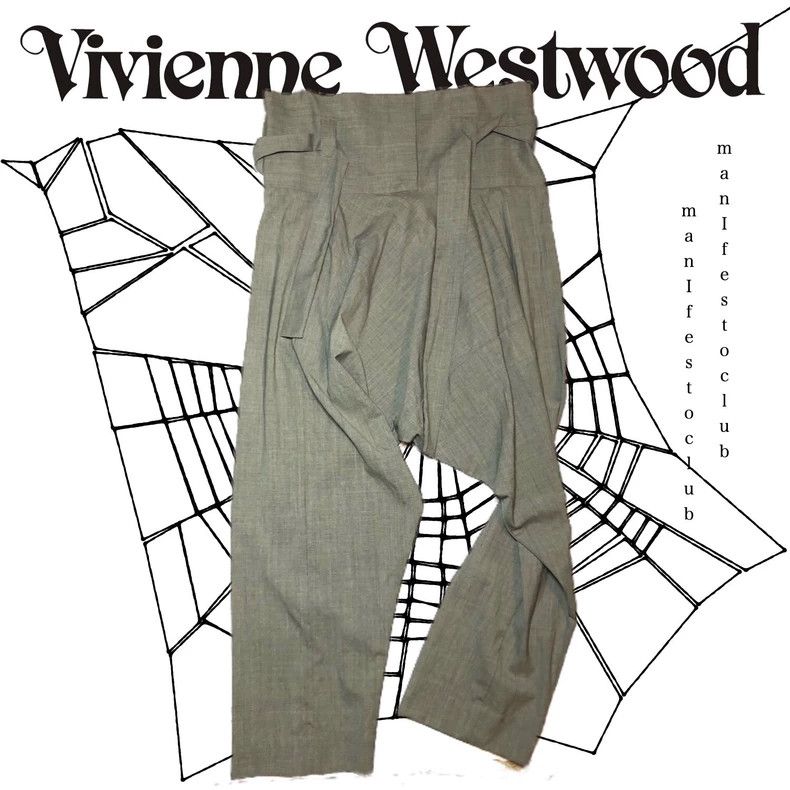 Vivienne Westwood Vivienne Westwood Loose cotton linen casual harem pants dr Size 26" / US 2 / IT 38 - 1 Thumbnail