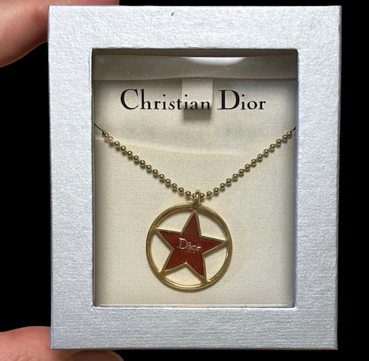 Dior Christian Dior Archival Glitter Star Necklace (BNIB) Size ONE SIZE - 2 Thumbnail