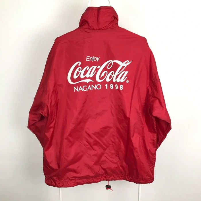 Coca Cola × Vintage SY0210 VTG 90s OLYMPIC COCA COLA COACH WINDBREAKER JACKETS Size US XL / EU 56 / 4 - 1 Thumbnail