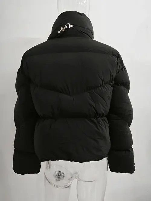 VIBE Winter design loose jacket coat high neck Size US L / EU 52-54 / 3 - 7 Thumbnail