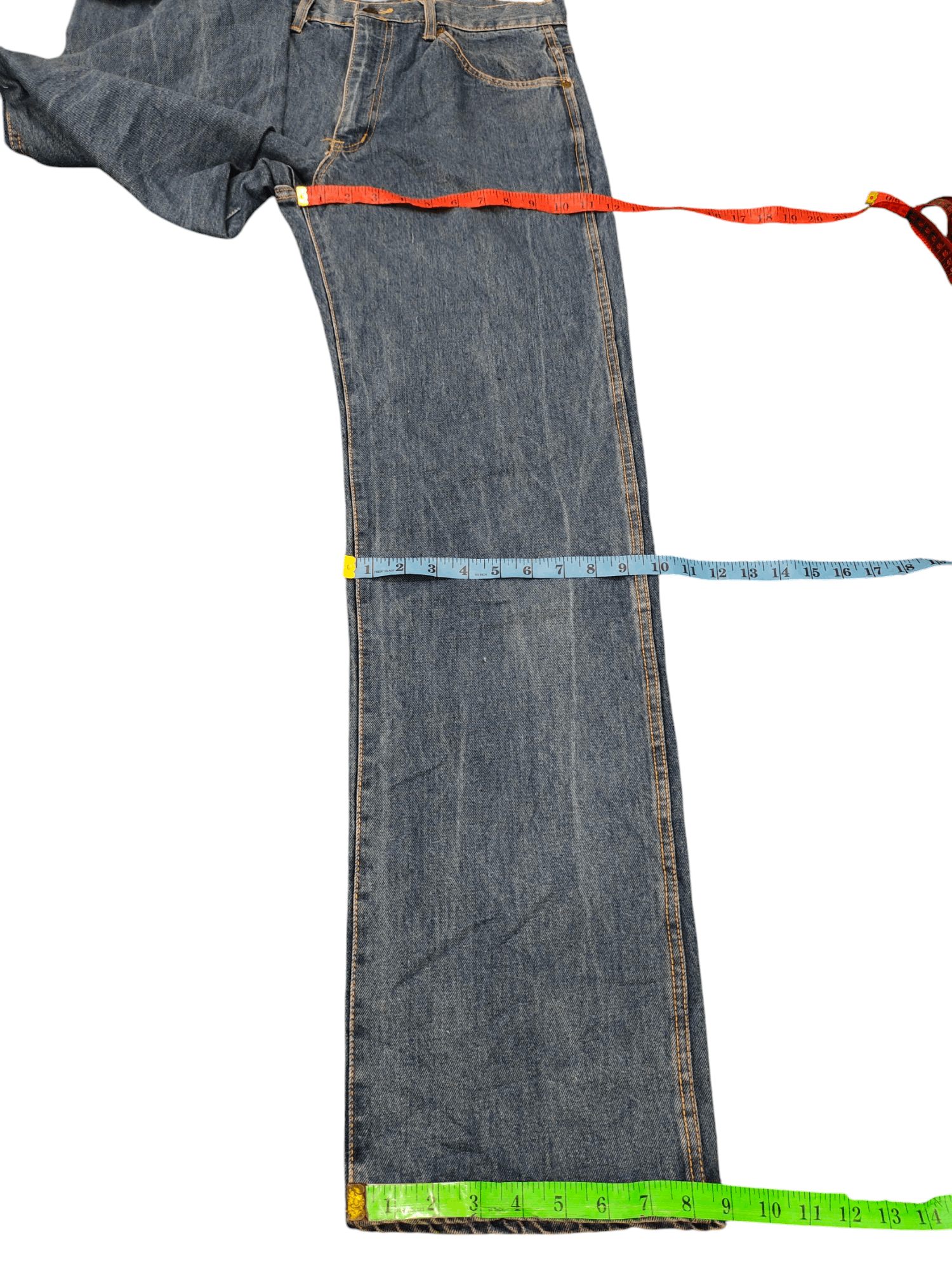 Comme des Garcons × Undercover Loose Jeans Edwin Japan Clawmark Faded Denim Wide Leg Size US 32 / EU 48 - 18 Thumbnail