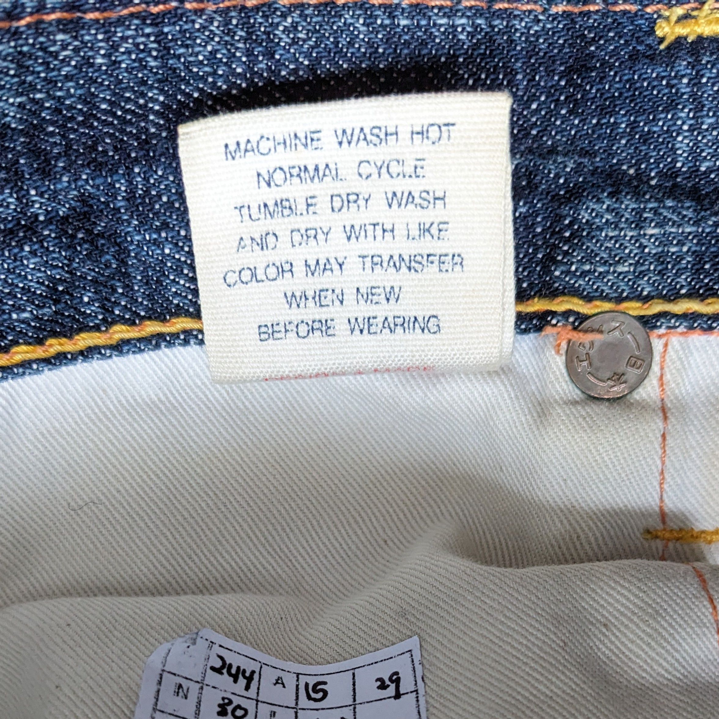 Evisu Vintage EVISU Japanese Fashion Brand Jeans Size US 30 / EU 46 - 11 Thumbnail
