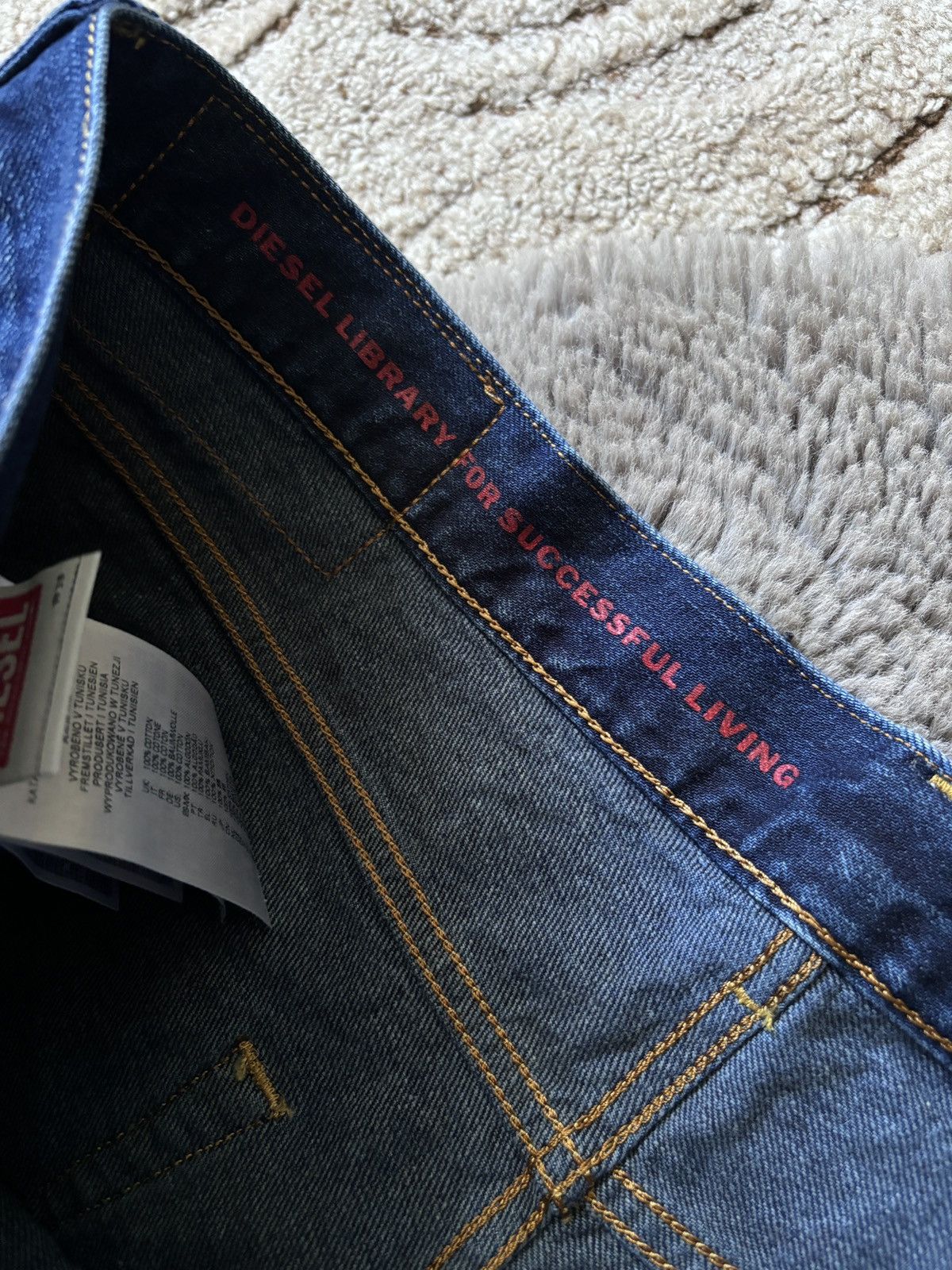 Diesel × Diesel Black Gold Diesel D-Macs 2010 jeans baggy fit blue denim pants Size US 36 / EU 52 - 9 Thumbnail