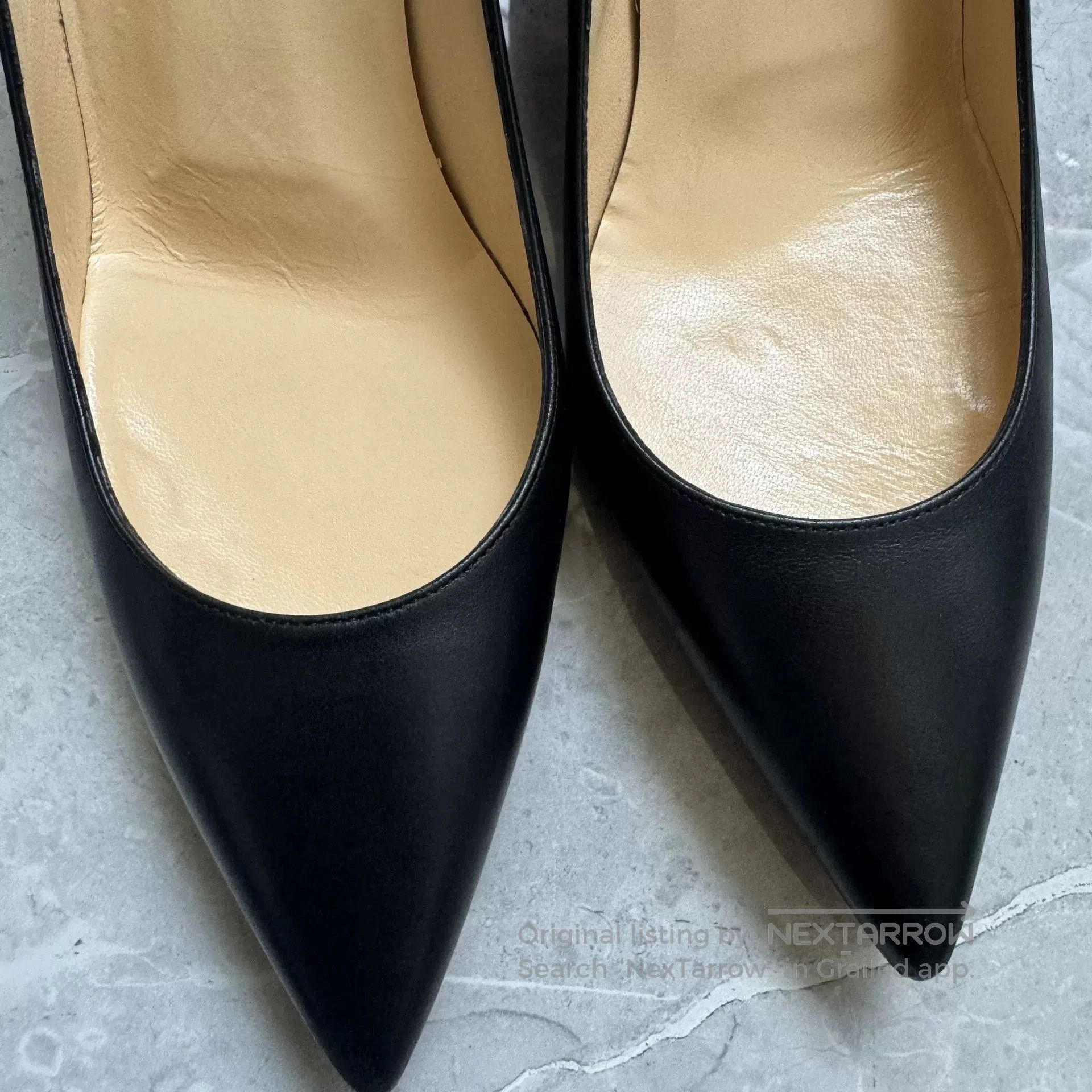 Christian Louboutin Christian Louboutin Black Patent Leather Heels. Size US 7.5 / IT 37.5 - 7 Thumbnail
