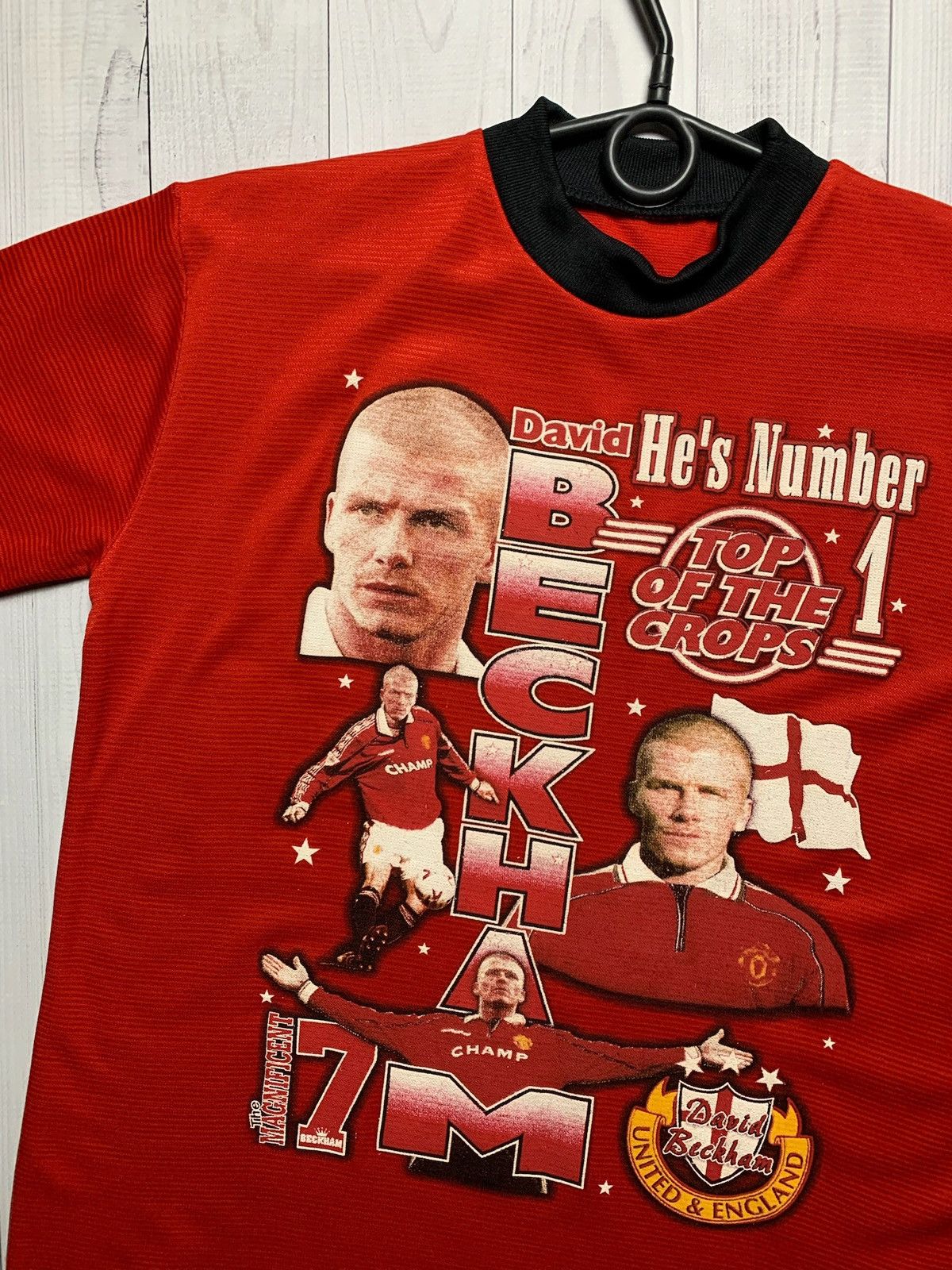 Vintage Vintage Beckham 7 England Manchester United tee rare S Size US S / EU 44-46 / 1 - 3 Thumbnail