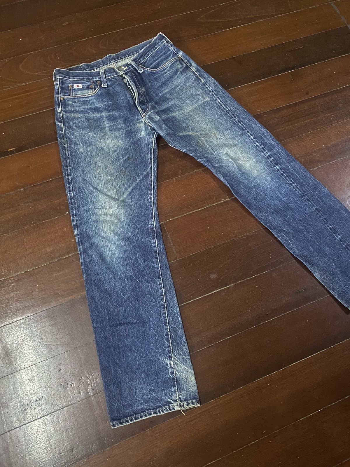 Studio D'Artisan Studio D’Artisan embroide og design Art Selvedge Denim faded Size US 32 / EU 48 - 13 Thumbnail
