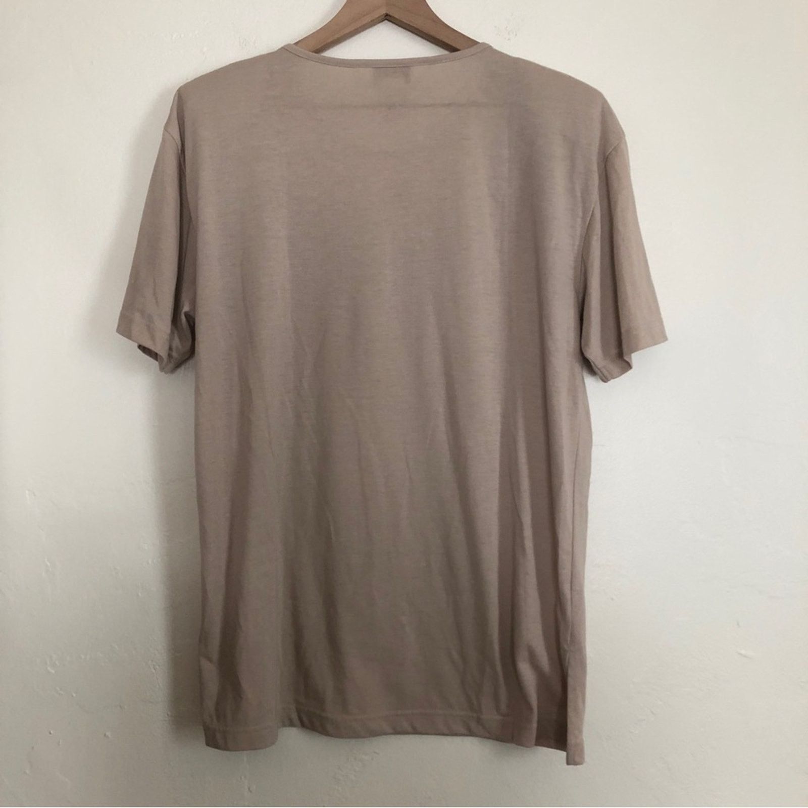 Other Vintage 80s Celebritees Tan Floral Embroidered T-Shirt Top Size M / US 6-8 / IT 42-44 - 7 Thumbnail