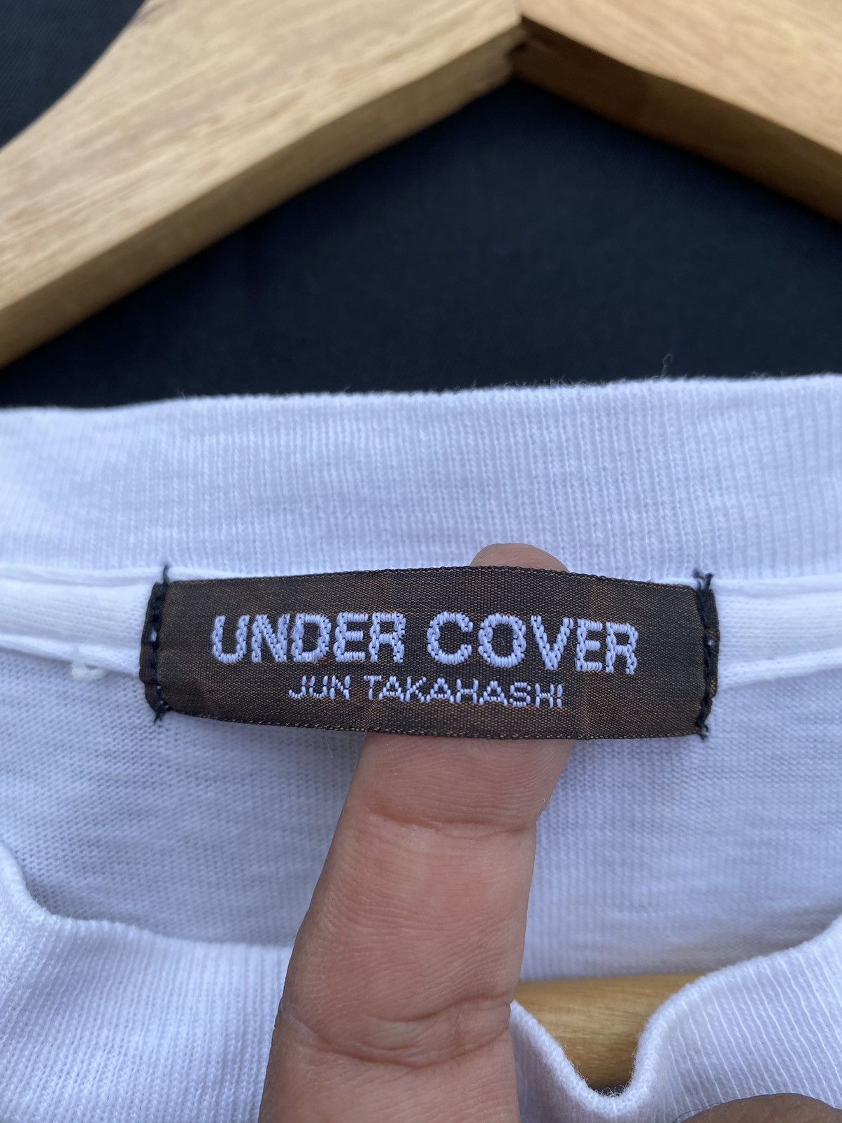 Jun Takahashi Vtg 90s Undercover The Man with Golden Fucking Finger Tshirt Size US M / EU 48-50 / 2 - 17 Thumbnail