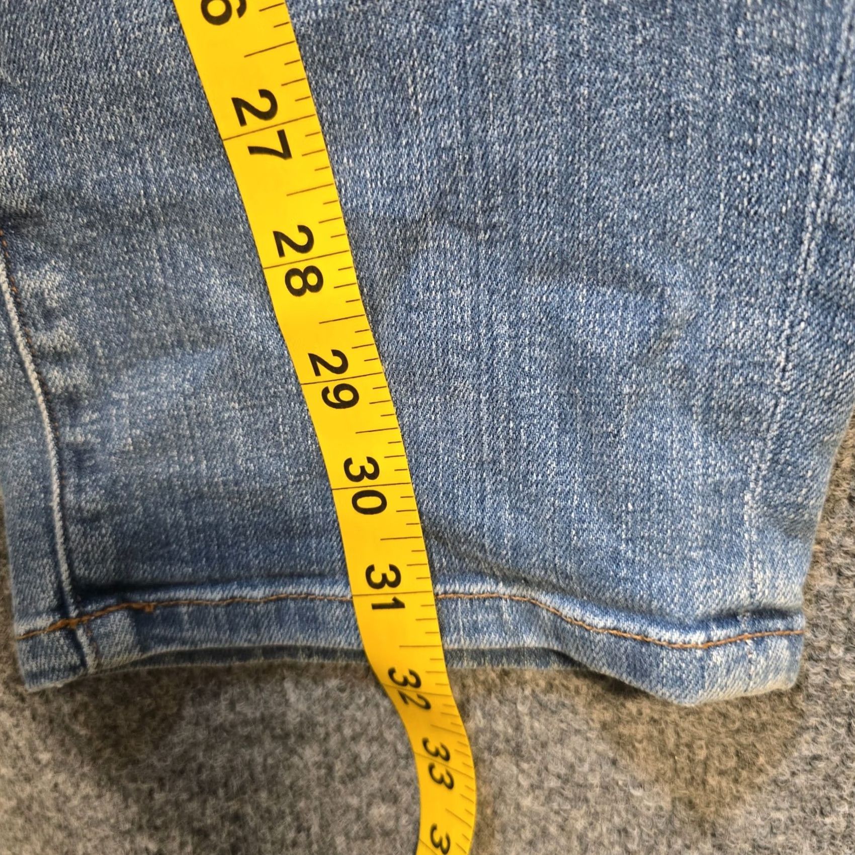 Eileen Fisher Eileen Fisher Jeans Women Size 16 Blue Denim Regular Tapered Stretch Pants Casual Preppy 5-Pocket Womens Size 38" / US 16 / IT 52 - 7 Thumbnail