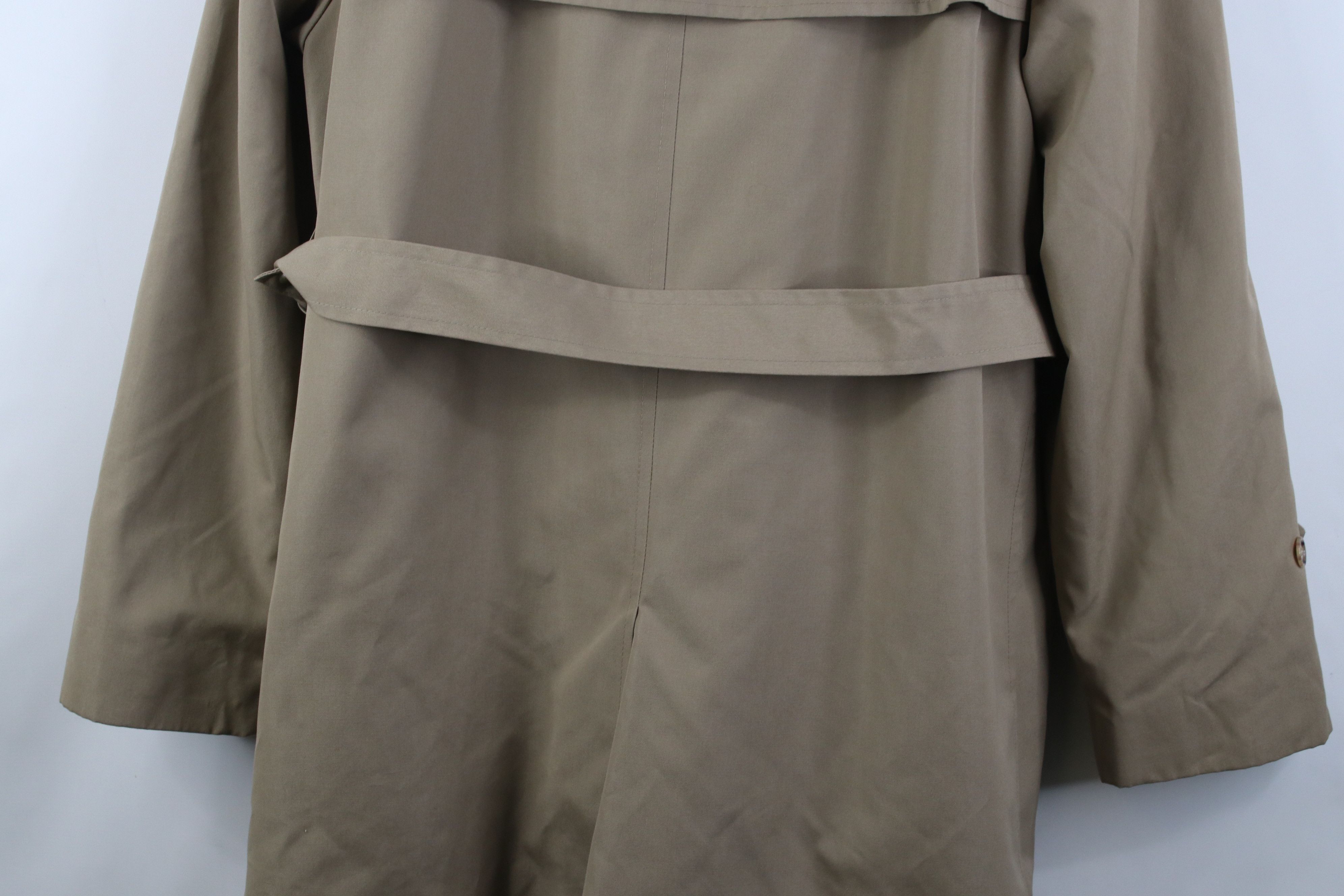 Vintage Vintage 70s Streetwear Trench Coat Rain Jacket Beige Khaki Size US XXL / EU 58 / 5 - 15 Thumbnail