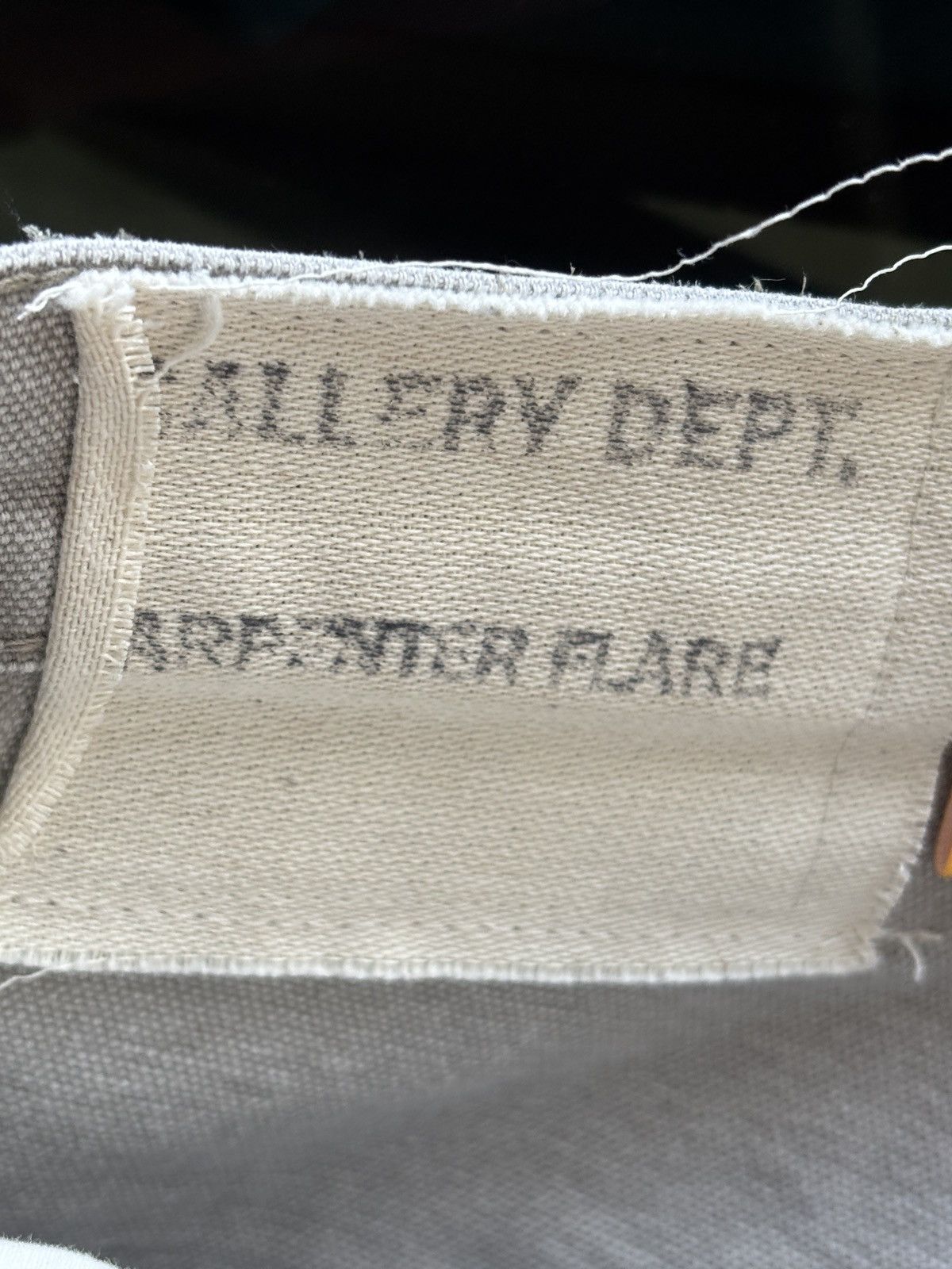 Gallery Dept. 32 X 36 PAINTER CEMENT CARPENTER FLARE DENIM PANTS Size US 32 / EU 48 - 14 Thumbnail