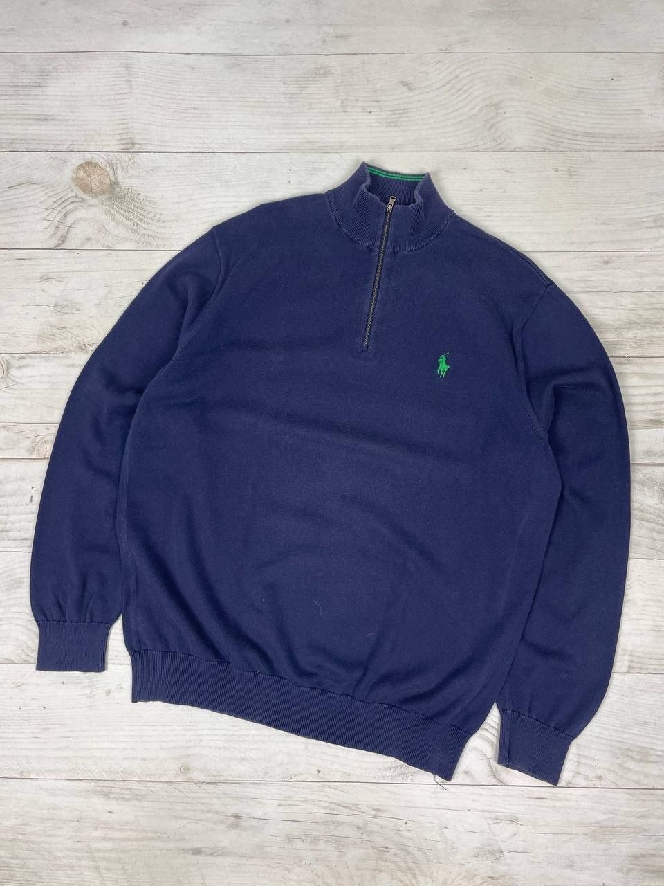 Polo Ralph Lauren Vintage Polo Golf Ralph Lauren Sweatshirt Half Zip Size US L / EU 52-54 / 3 - 1 Thumbnail