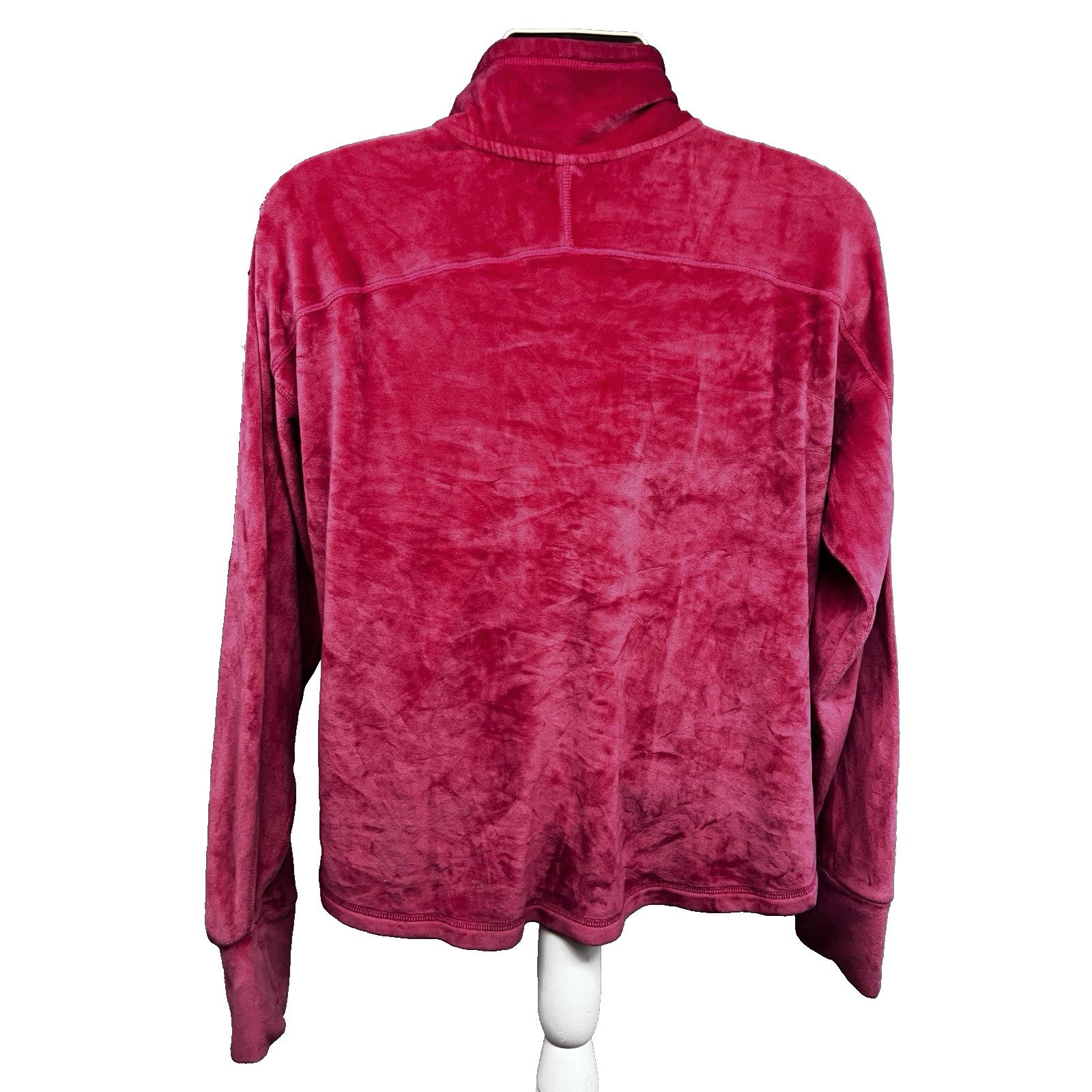 Juicy Couture Juicy Couture Vintage Y2K Pink Velour Pullover Shirt Large Size L / US 10 / IT 46 - 2 Thumbnail
