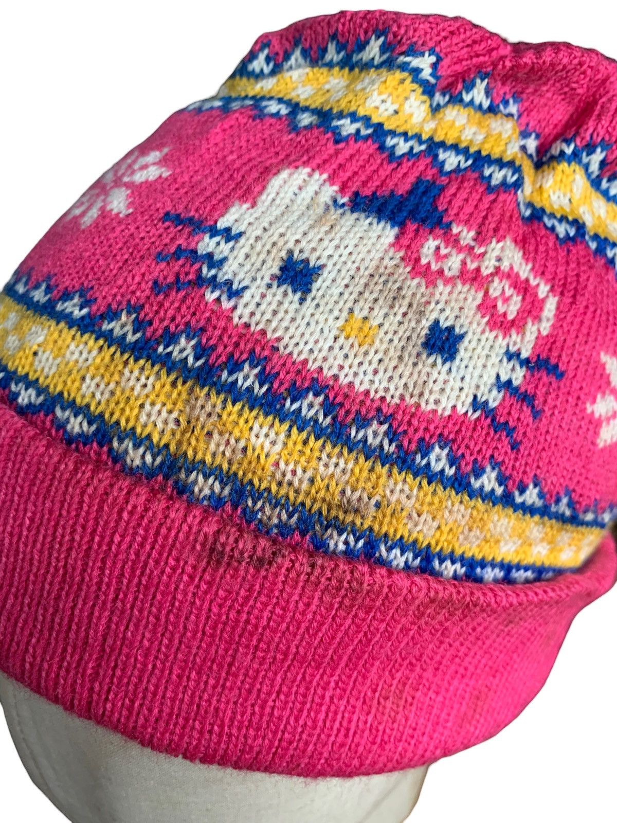 Japanese Brand × Kapital × Vintage Vintage Hello Kitty Knitted Winter sessions Beanie hats Size ONE SIZE - 11 Thumbnail