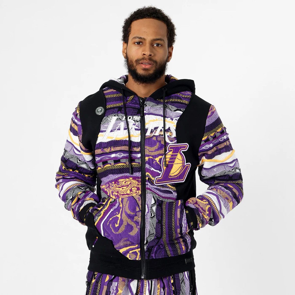 Coogi Lakers COOGI X NBA X Protege - Lakers Full Zip Hoody Size US M / EU 48-50 / 2 - 3 Thumbnail