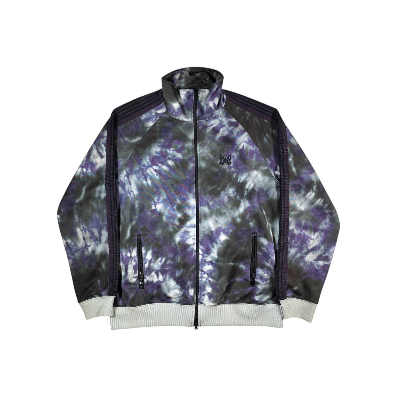 Needles Needles Tie Dye Purple Track Jacket Size US L / EU 52-54 / 3 - 1 Thumbnail