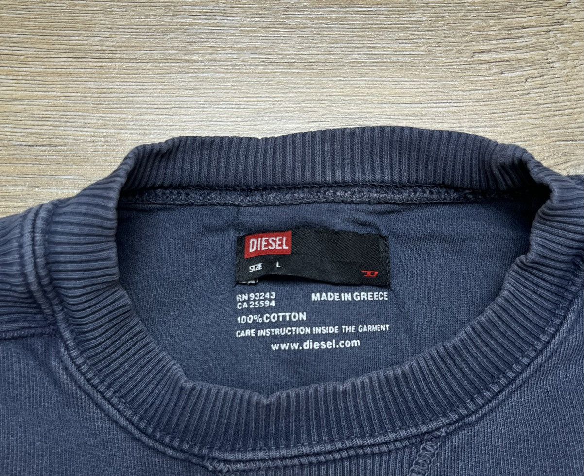 Diesel VTG WASED DIESEL BIG LOGO SWEATSHIRT Size US L / EU 52-54 / 3 - 5 Thumbnail
