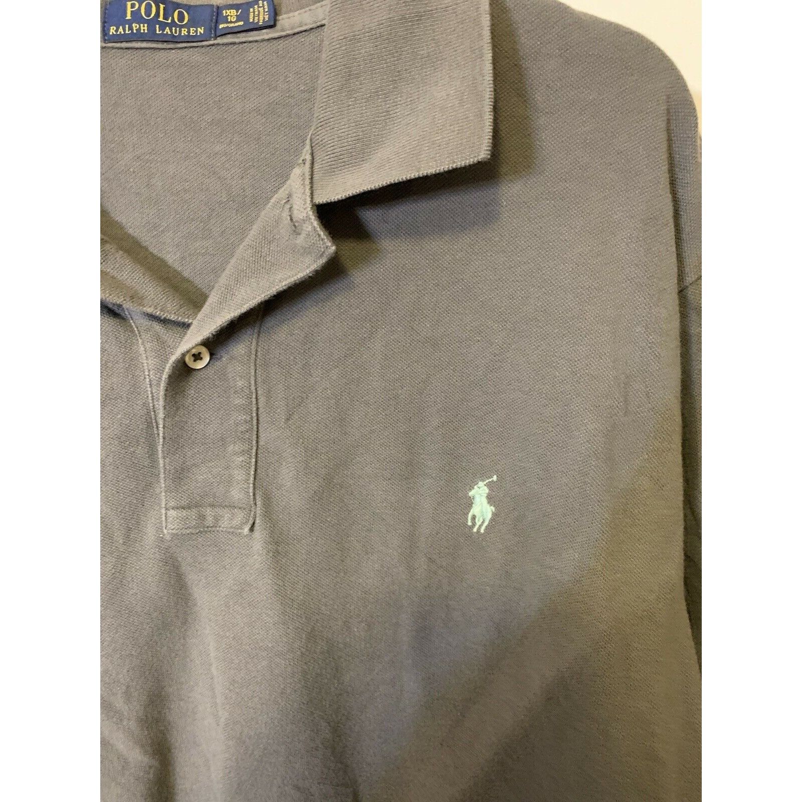 Polo Ralph Lauren Polo Ralph Lauren Pony Shirt Men’s Sz 1XB Big Gray Size US XL / EU 56 / 4 - 5 Thumbnail