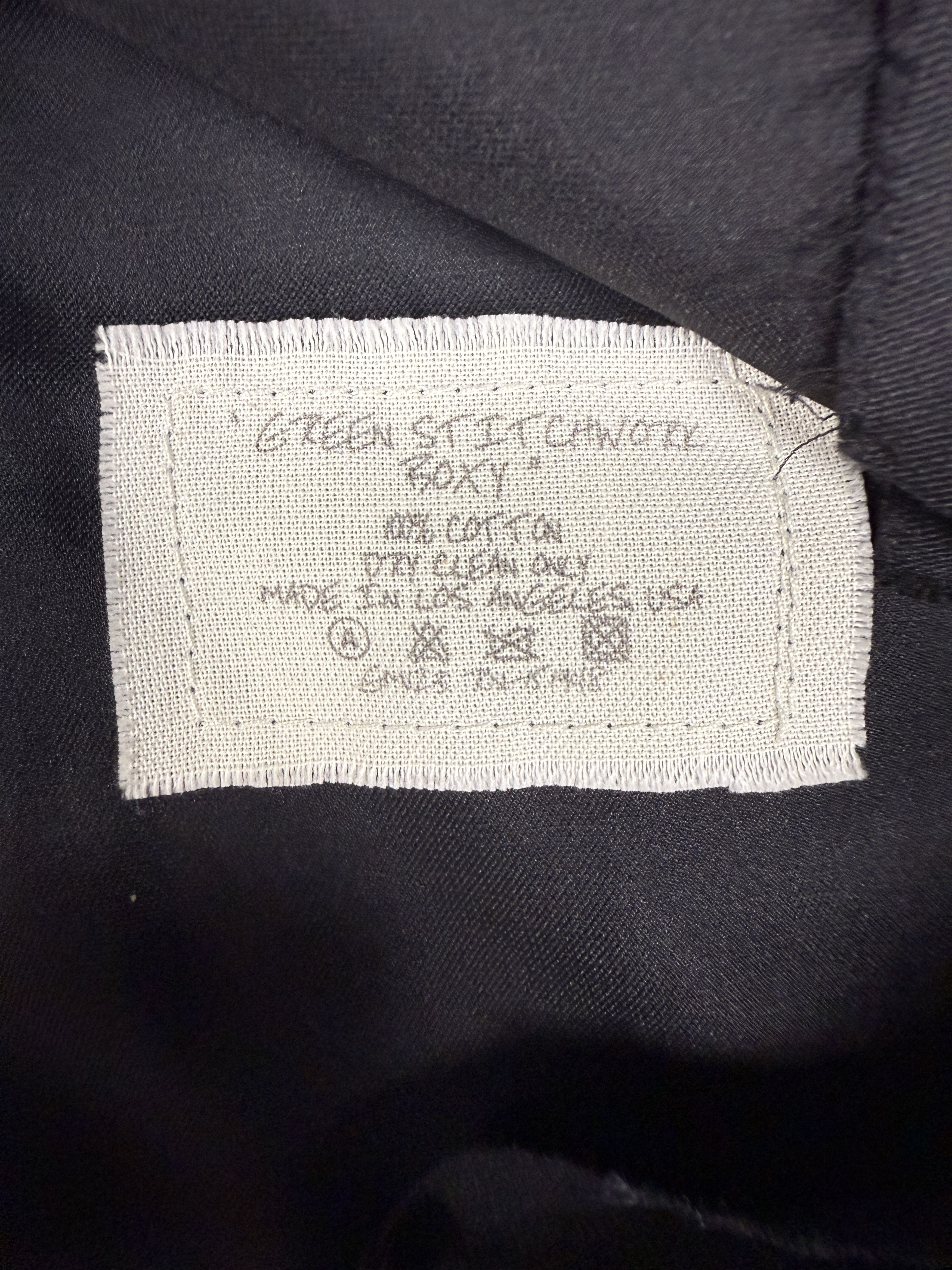 Greg Lauren $1600 Greg Lauren Green Stitchwork Boxy Jacket Size US L / EU 52-54 / 3 - 4 Thumbnail