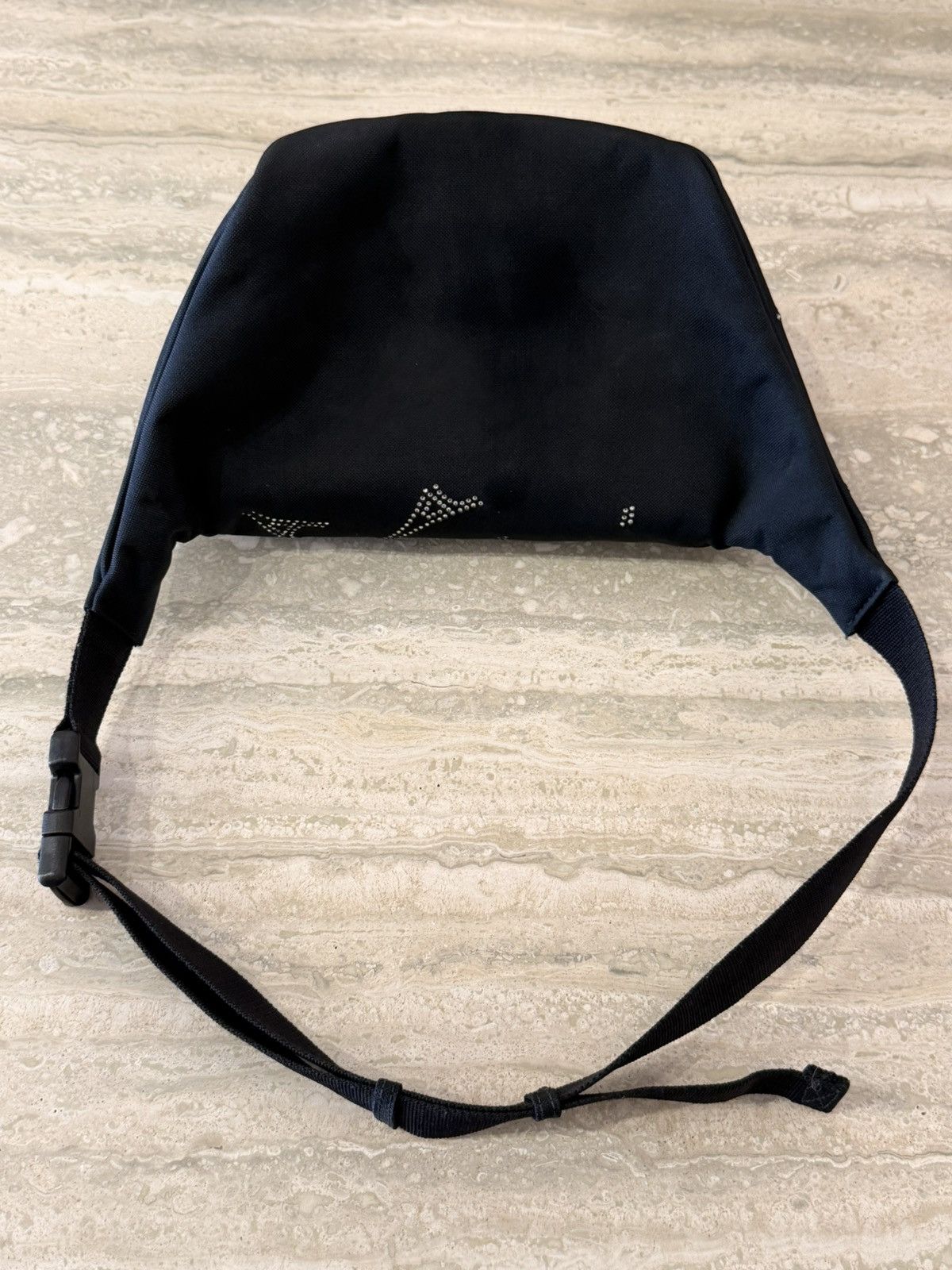 Balenciaga BALENCIAGA BLACK NYLON CRYSTAL EIFFEL TOWER FANNY PACK Size ONE SIZE - 11 Thumbnail