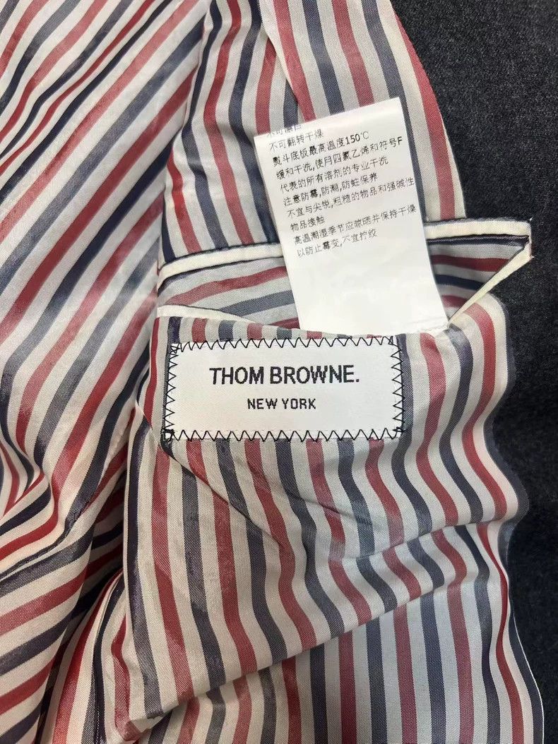 Thom Browne Thom Browne size1 Gray cashmere suit Size 34S - 3 Thumbnail