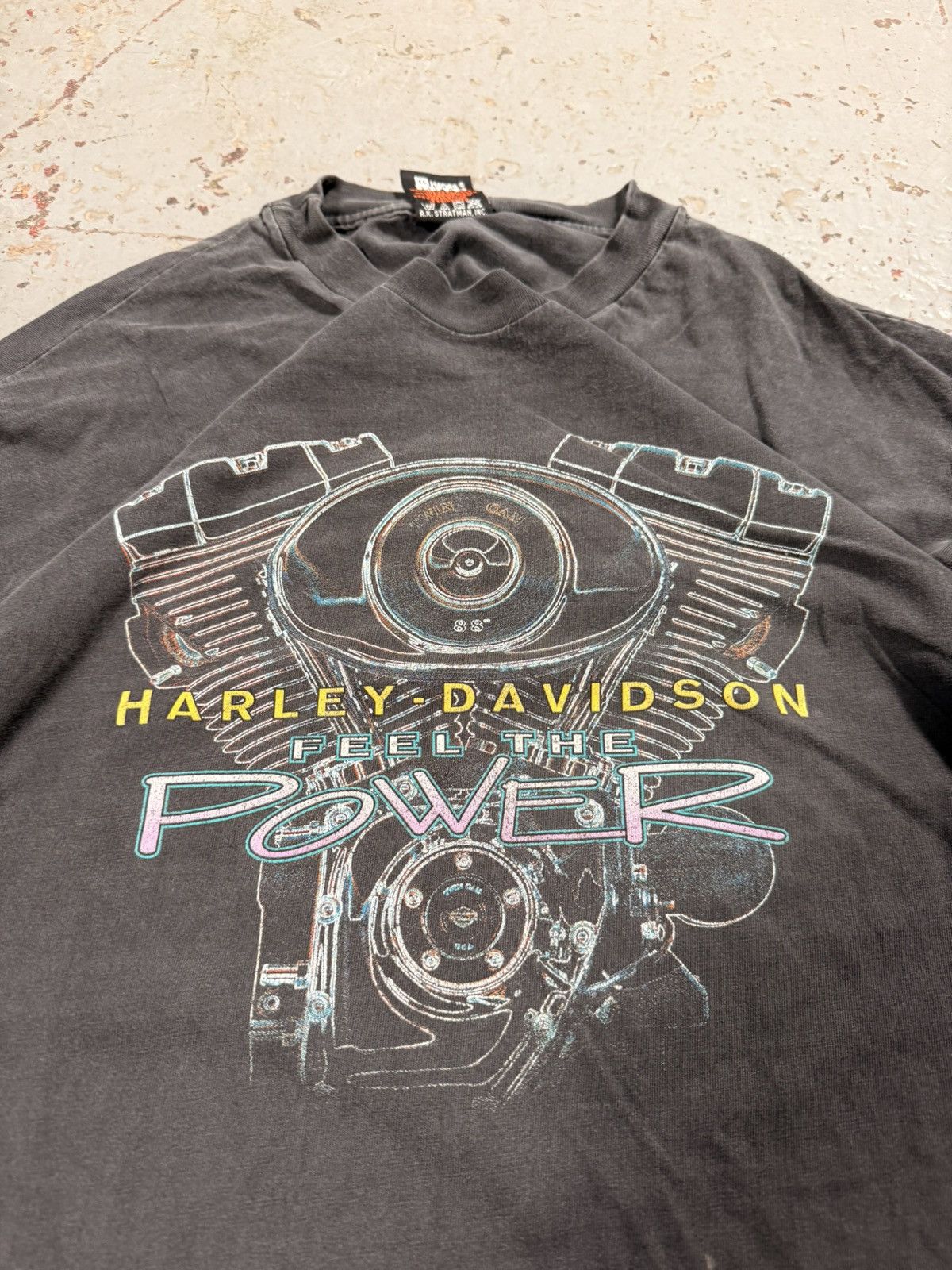 Vintage Vintage Harley Davidson r8 Power Tee Size US XXL / EU 58 / 5 - 3 Thumbnail