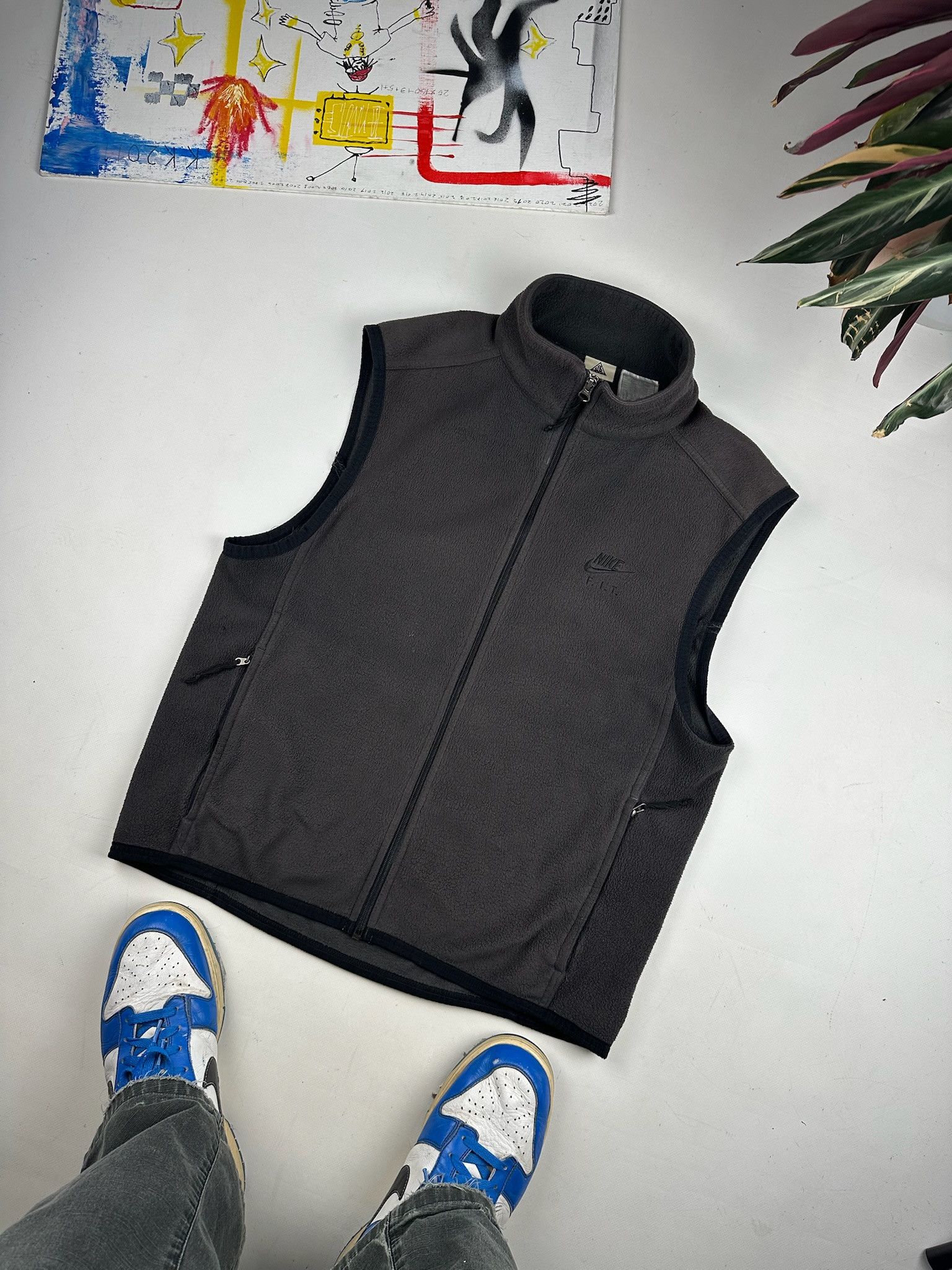 Nike Vintage 90s Nike FIT ACG fleece vest size m Size US M / EU 48-50 / 2 - 4 Thumbnail