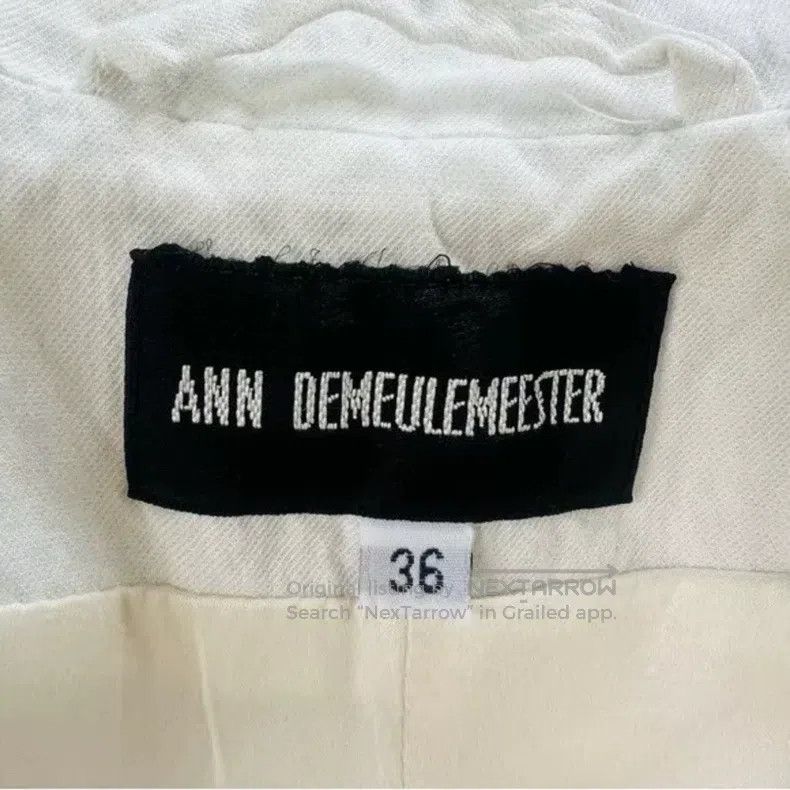 Ann Demeulemeester Ann Demeulemeester 36 tuxedo white coat Size S / US 4 / IT 40 - 7 Thumbnail