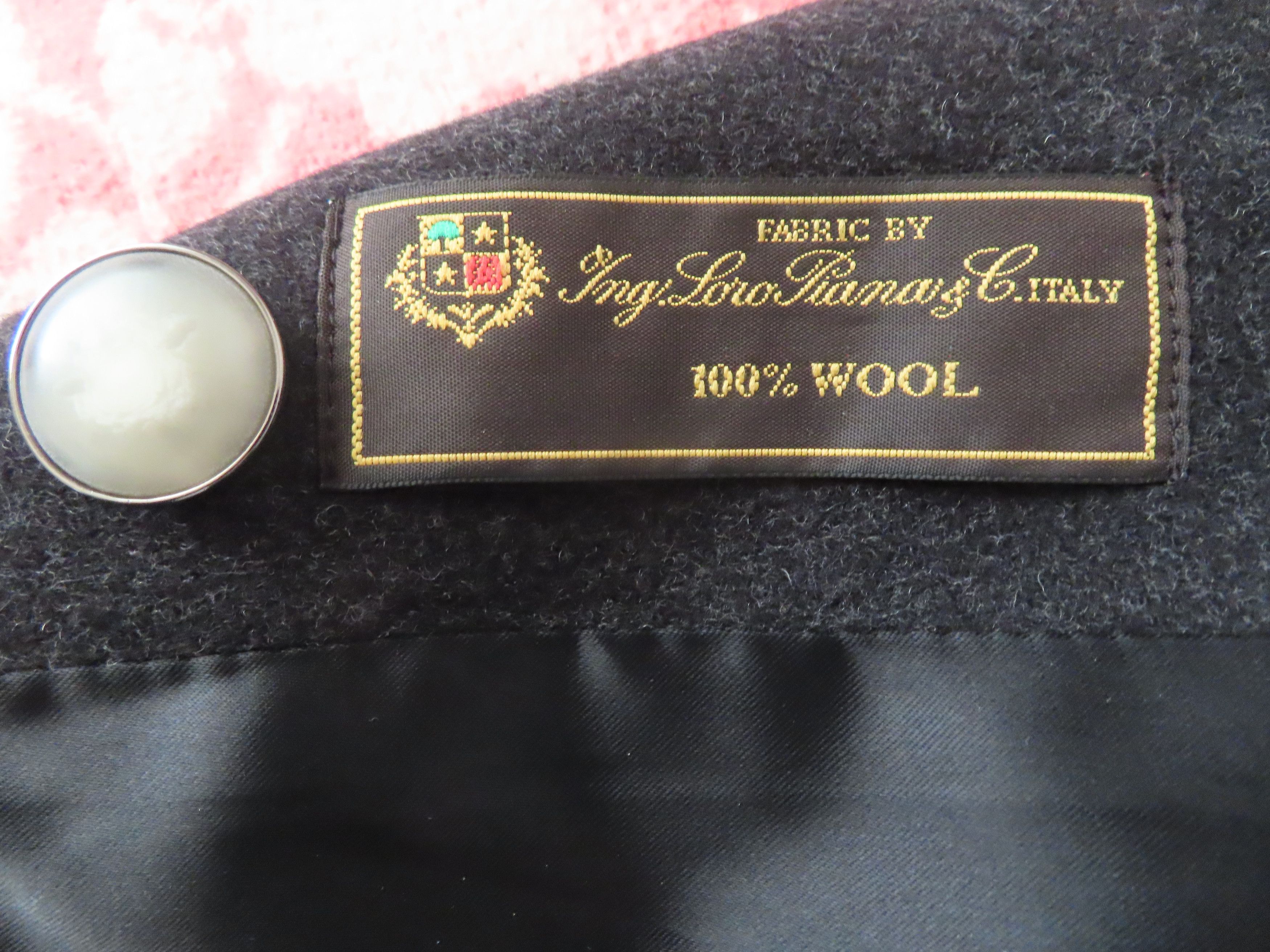 Designer × Loro Piana × Vintage FLEURETTE Loro Piana ITALY Wool Coat FOX FUR Hood Size M / US 6-8 / IT 42-44 - 7 Thumbnail