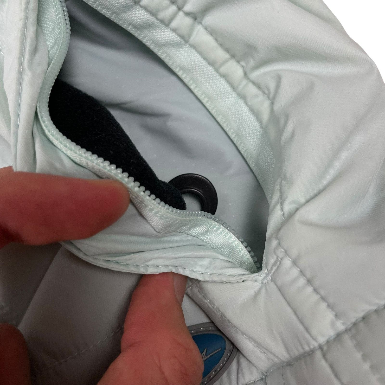 Oakley × Vintage Oakley Womens Blue Pockets Mock-Neck Full-Zip Puffer Vest XS Size XS / US 0-2 / IT 36-38 - 5 Thumbnail