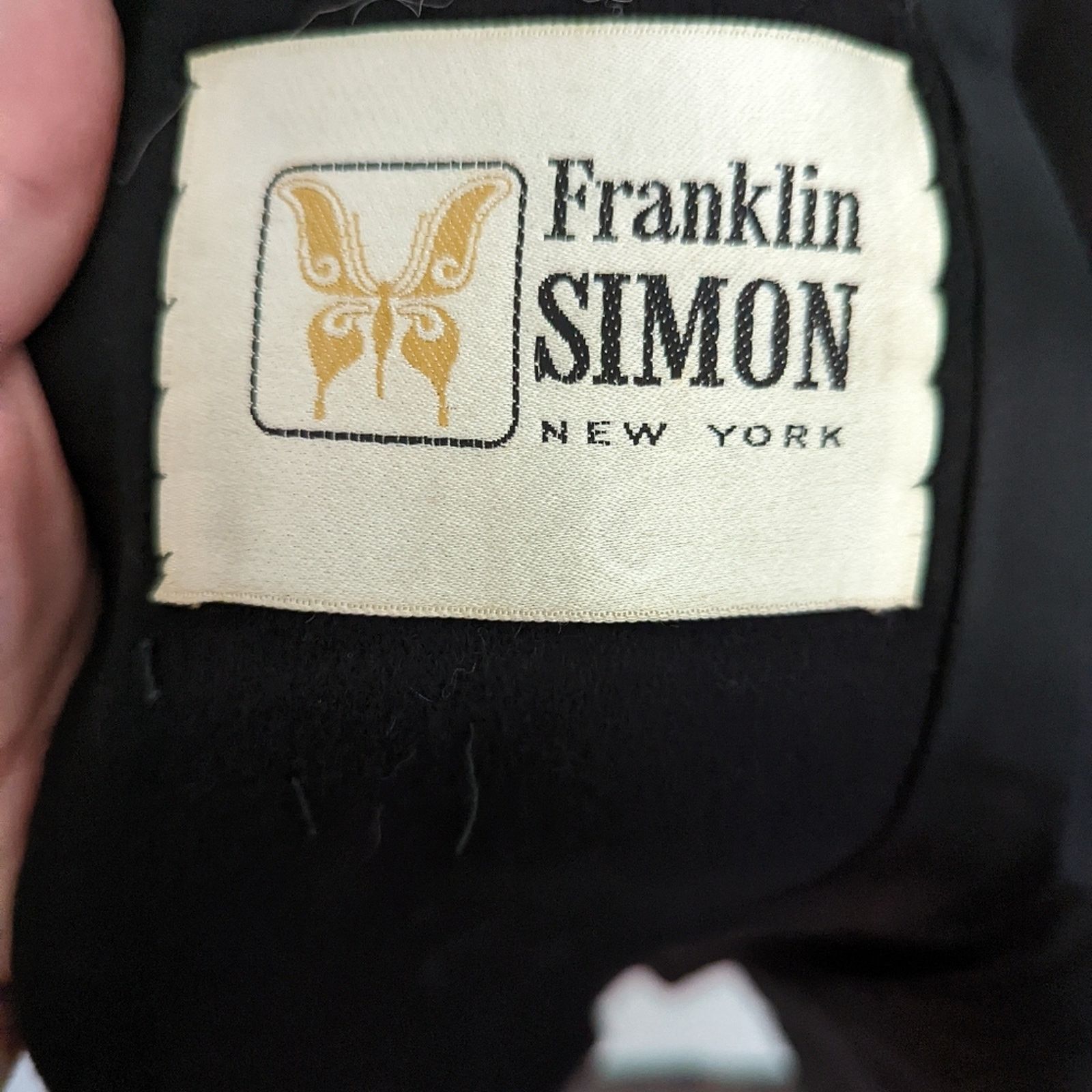 Vintage Vintage 50's/60's Franklin Simon New York Wool Dress Coat Size M / US 6-8 / IT 42-44 - 2 Thumbnail