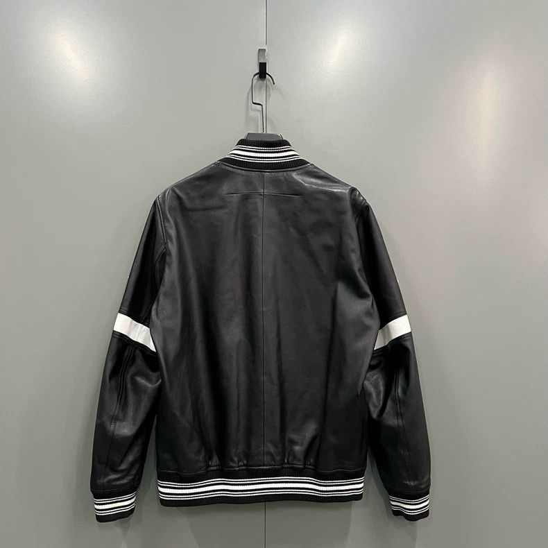 Givenchy Givenchy Size50 Black Star Leather Jacket Size US M / EU 48-50 / 2 - 2 Thumbnail