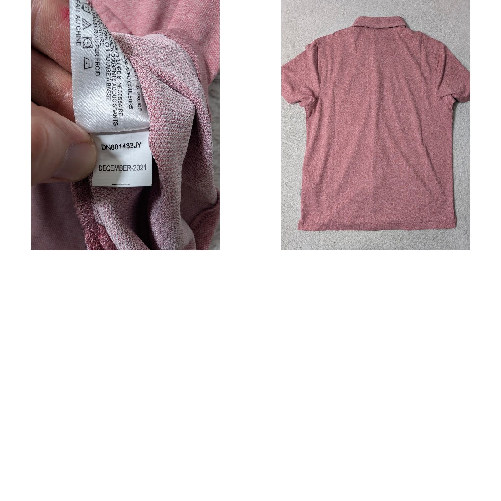 Pinko Dunning Button-Up Shirt Mens M Pink Short Sleeve Golf Pique Pocket Shirt Size US M / EU 48-50 / 2 - 8 Thumbnail