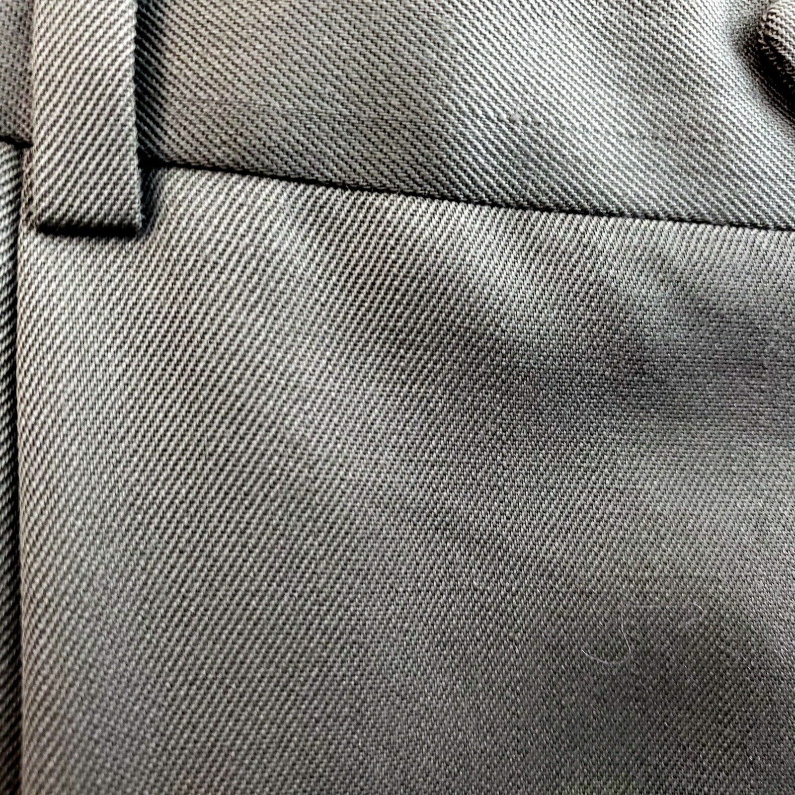 Pronto Uomo Pronto Uomo Worsted Wool Beige High Rise Pleated Cuffed Dres Size 42R - 5 Thumbnail
