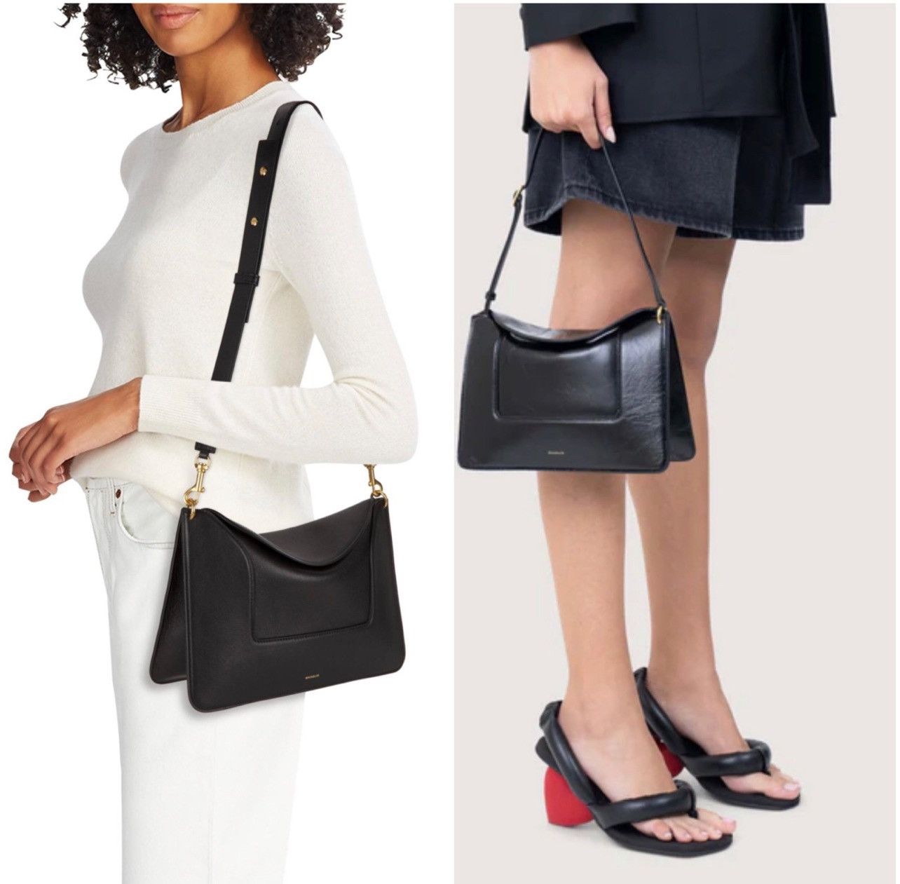 Wandler WANDLER Penelope Leather Shoulder Bag Size ONE SIZE - 2 Thumbnail