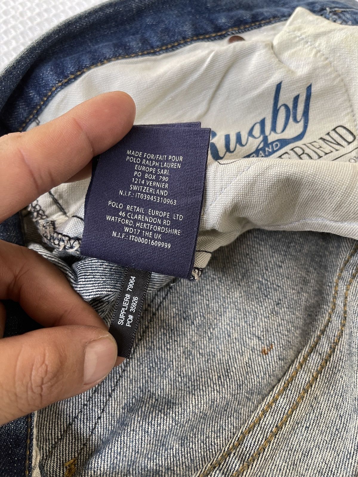 Denim & Supply Ralph Lauren Last Drop🔥Rare🔥POLO RALPH LAUREN RUGBY Distressed Denim Size US 36 / EU 52 - 12 Thumbnail