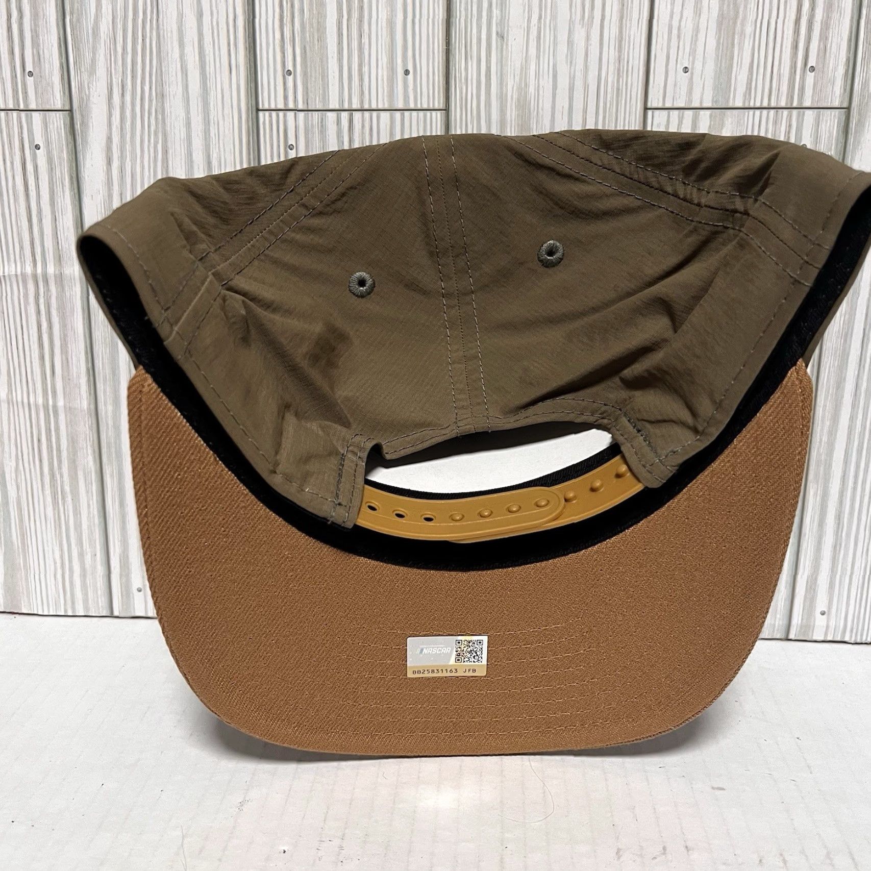 New Era Alex Bowman Hat Cap New Era SnapBack Team Hendrick 48 NASCAR A-Frame Ripstop Brown One Size Men Adjustable Lightweight Snapback Size ONE SIZE - 6 Thumbnail