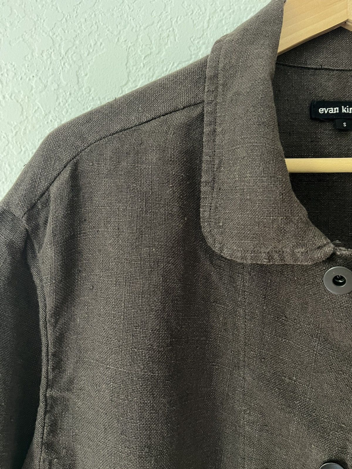Evan Kinori Evan Kinori 3 pocket Jacket - Butcher Linen ( S ) Size US S / EU 44-46 / 1 - 8 Thumbnail