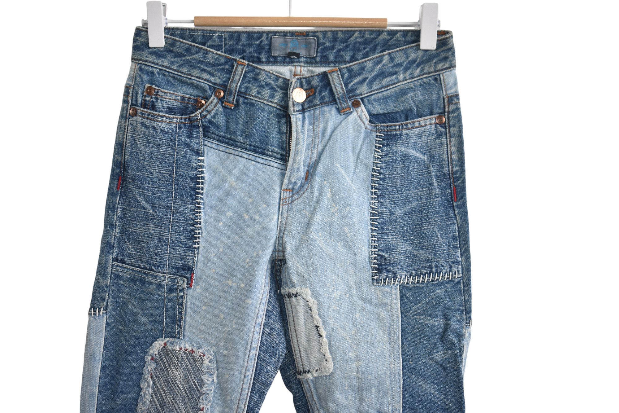 Hysteric Glamour × Japanese Brand WIDE LEG 🔥 Hagi Denim Inspired by Hysteric Glamour W27 Size 27" / US 4 / IT 40 - 2 Thumbnail