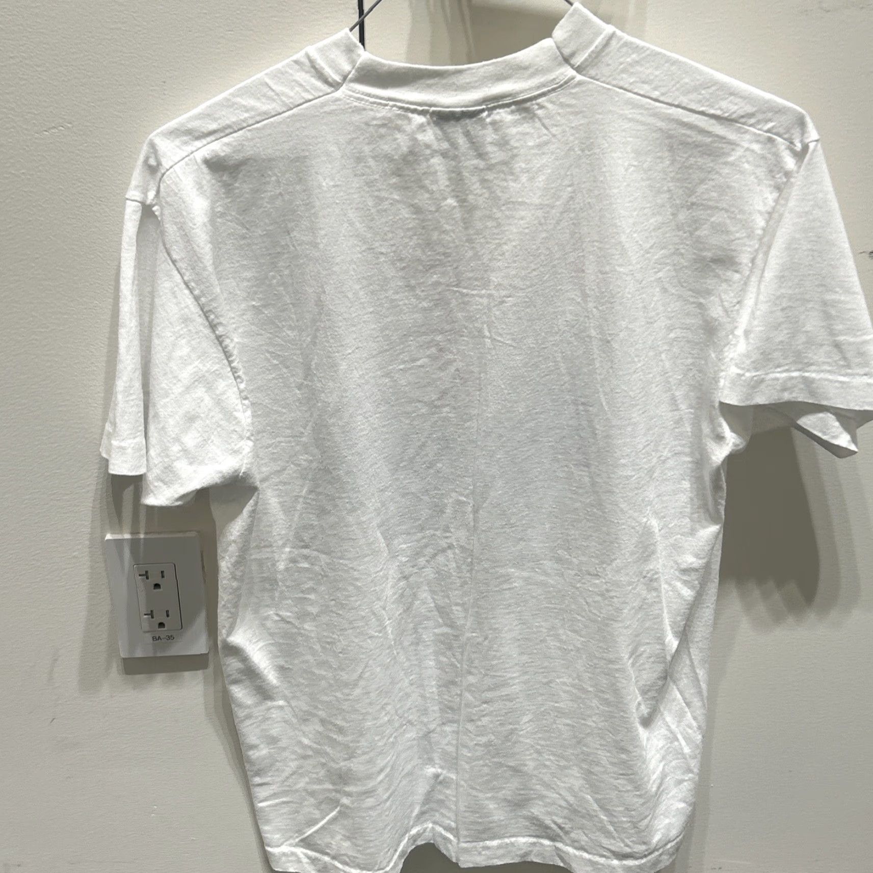 Vintage VINTAGE James Dean 80s Single Stitch T-Shirt XL White Men Crew Neck Short Sleeve Stars Cars Womens Mens Size US XL / EU 56 / 4 - 5 Thumbnail