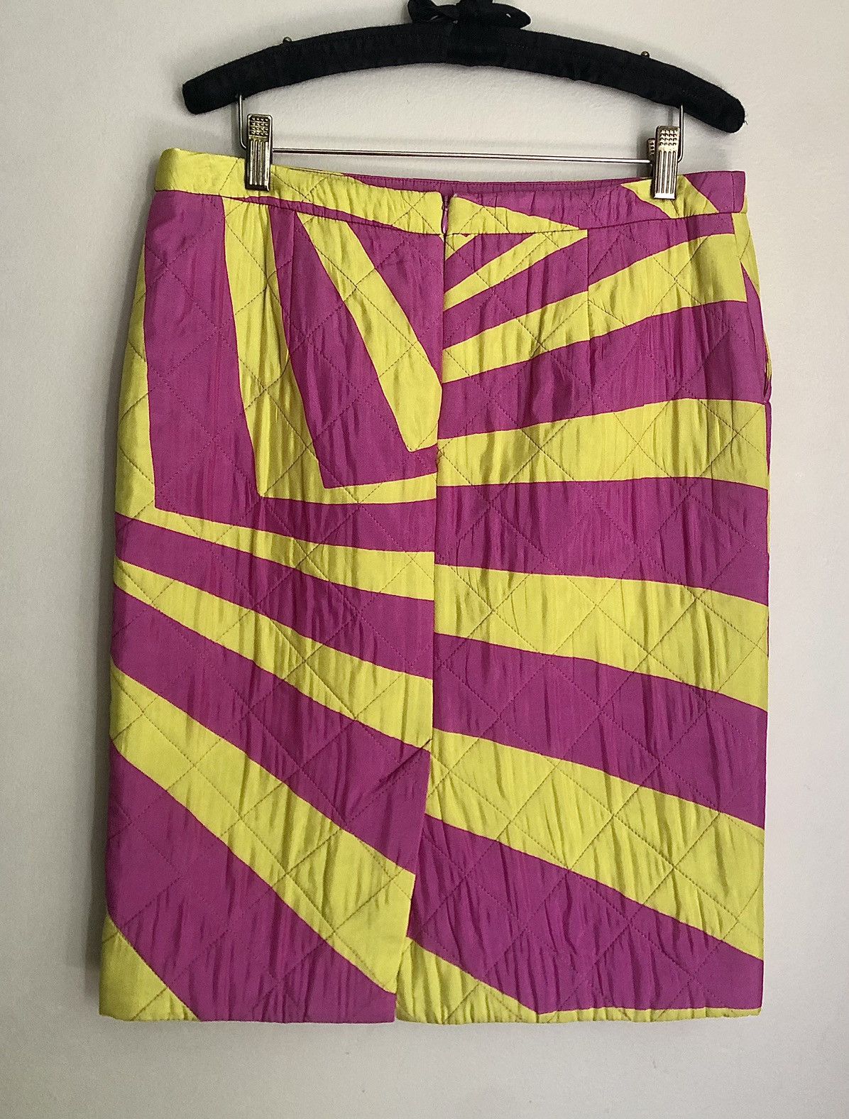 Dries Van Noten Dries Van Noten Runway AW14 Quilted Psychedelic Skirt Size 27" / US 4 / IT 40 - 9 Thumbnail